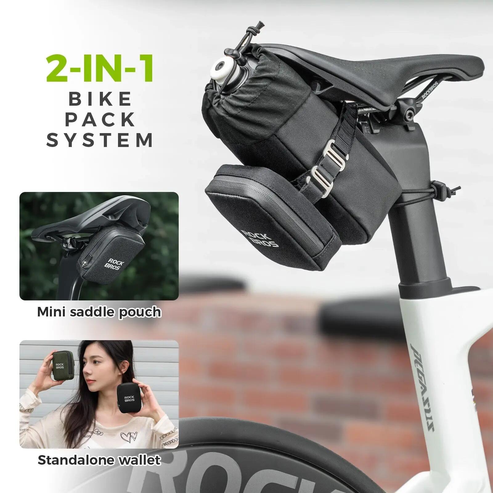 ROCKBROS Satteltasche 2-in-1 Fahrrad 2/7