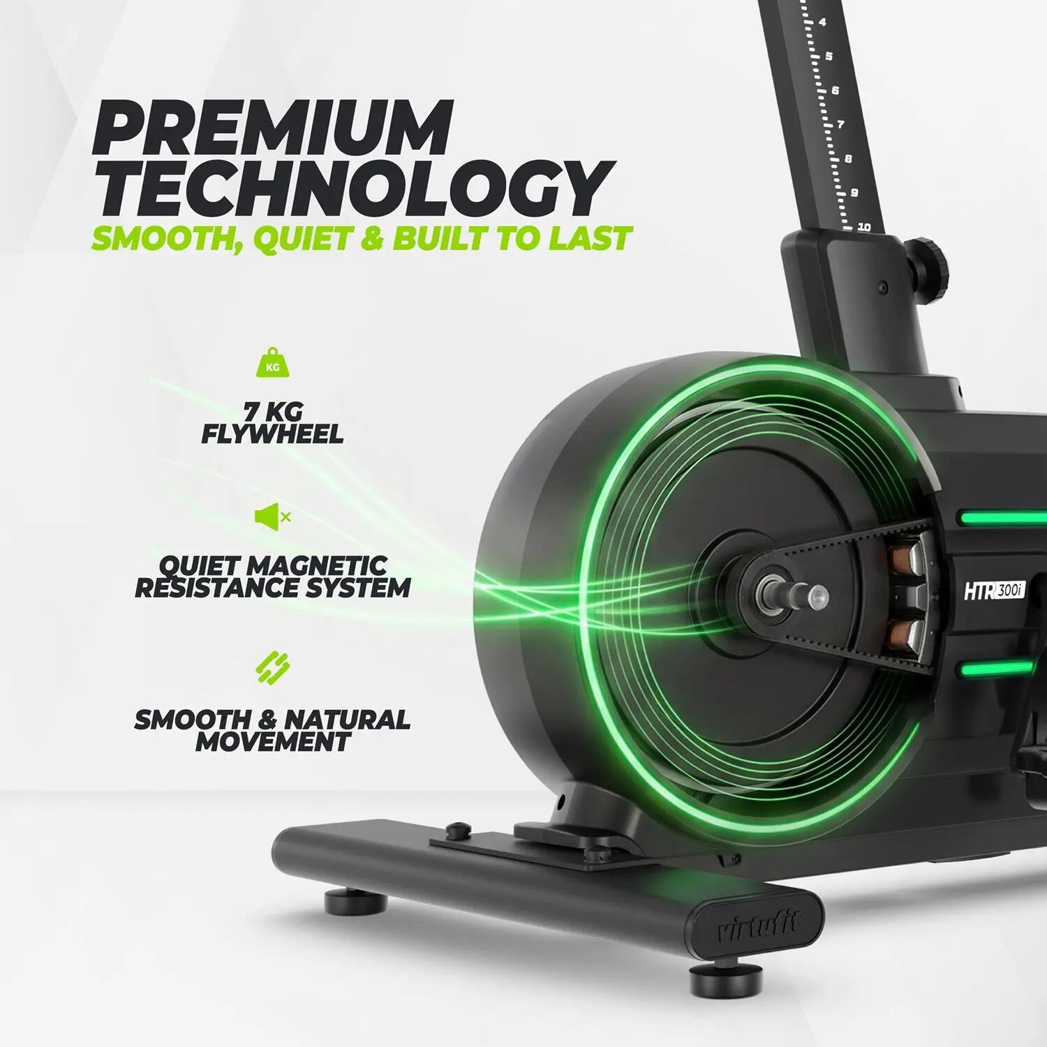 HTR300i Hometrainer met Ergometer - 48 weerstandsniveaus 6/7