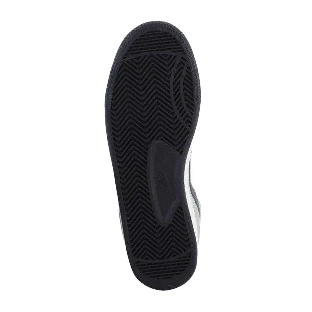 Ténis de cano alto em pele para homem Terminator (Branco / Preto) 6/6