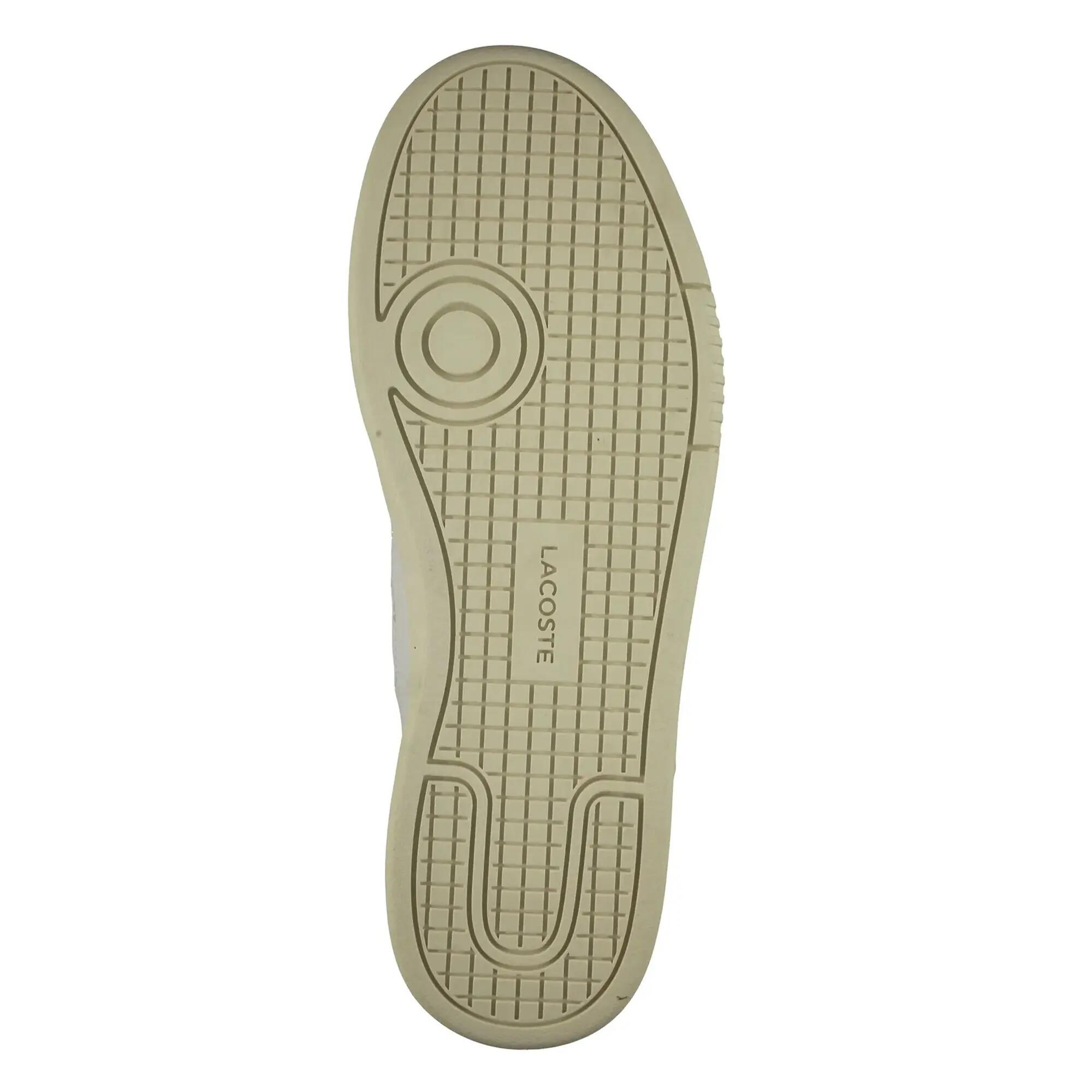 Heren Lineset Grain Leather Trainers (Wit) 6/7