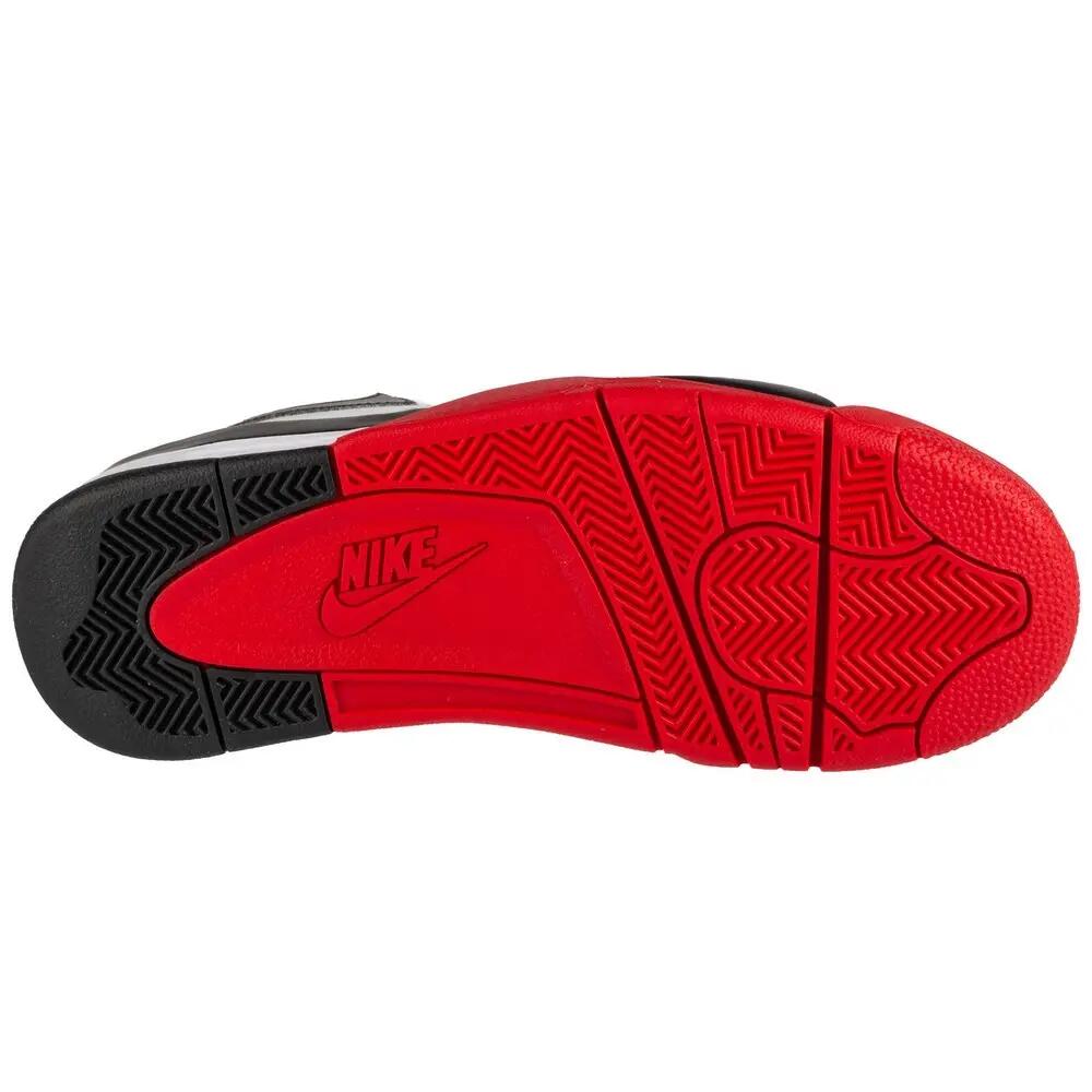Heren Legacy Flight Leren Trainers (Wit, Rood) 6/6