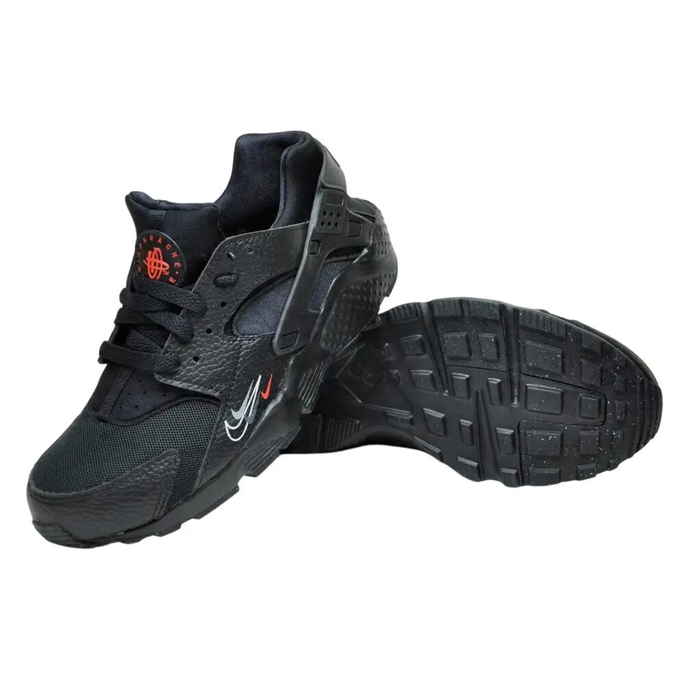 Ténis de corrida Huarche Gs Wd para crianças e jovens (Preto) 5/6