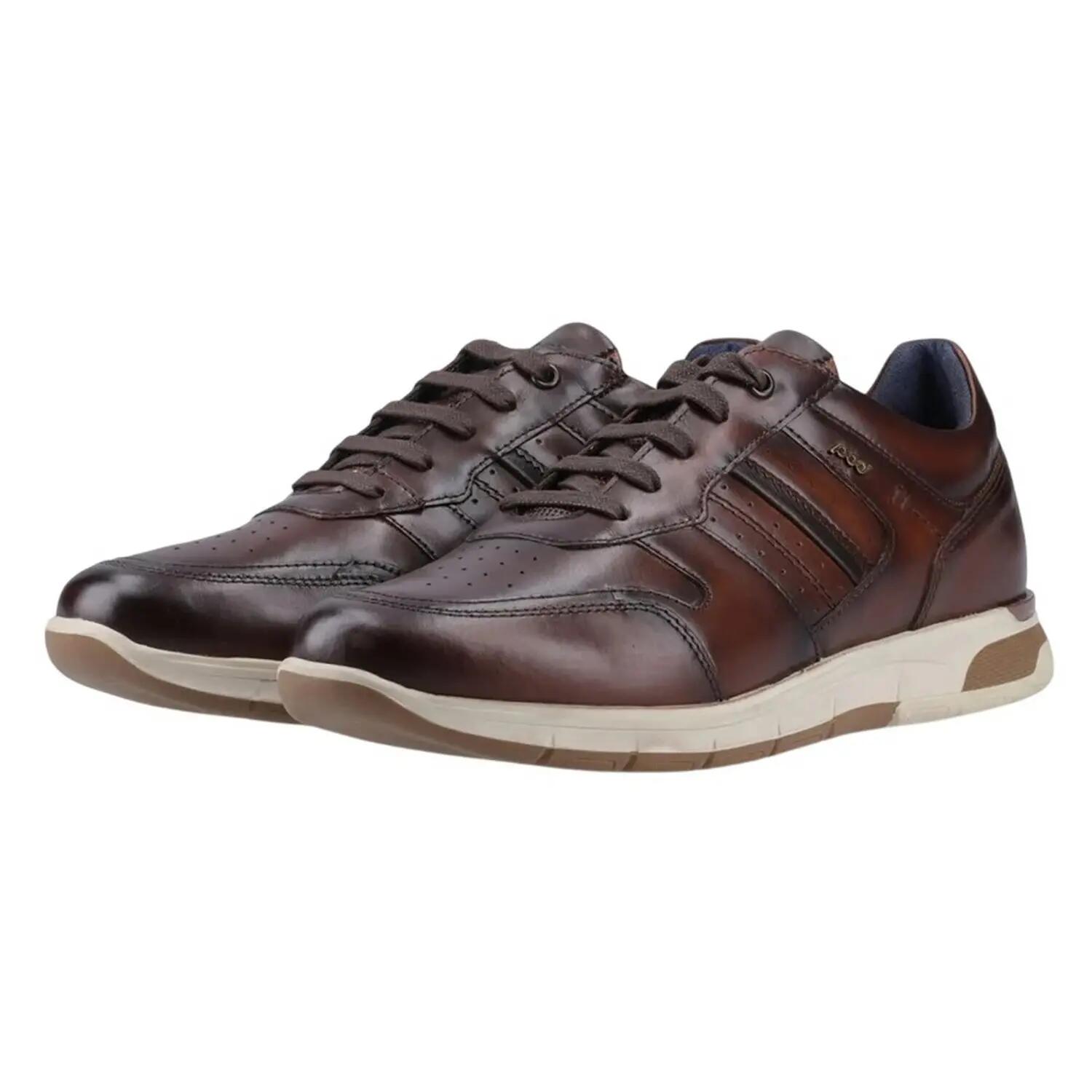 Baskets Motif/style Flèche Homme (Brun Clair / Marron) 5/5