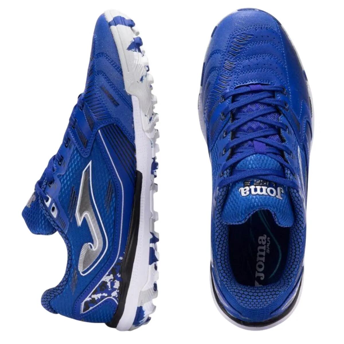 Scarpe Da Calcio Per Interni Uomo Joma Liga 5 Blu 5/5