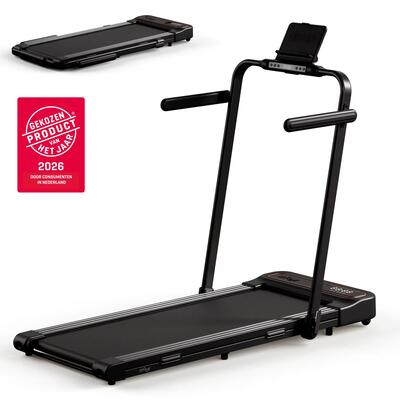 Run opvouwbare loopband 1-14 km/u, inklapbaar voor thuis