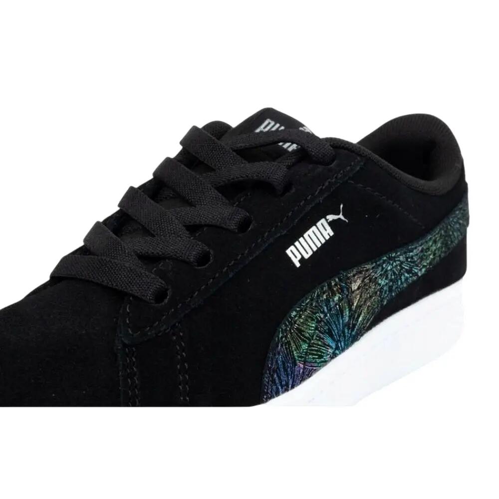 Kinder/Kinder Vikky Chamois Leren Trainers (Zwart) 6/9