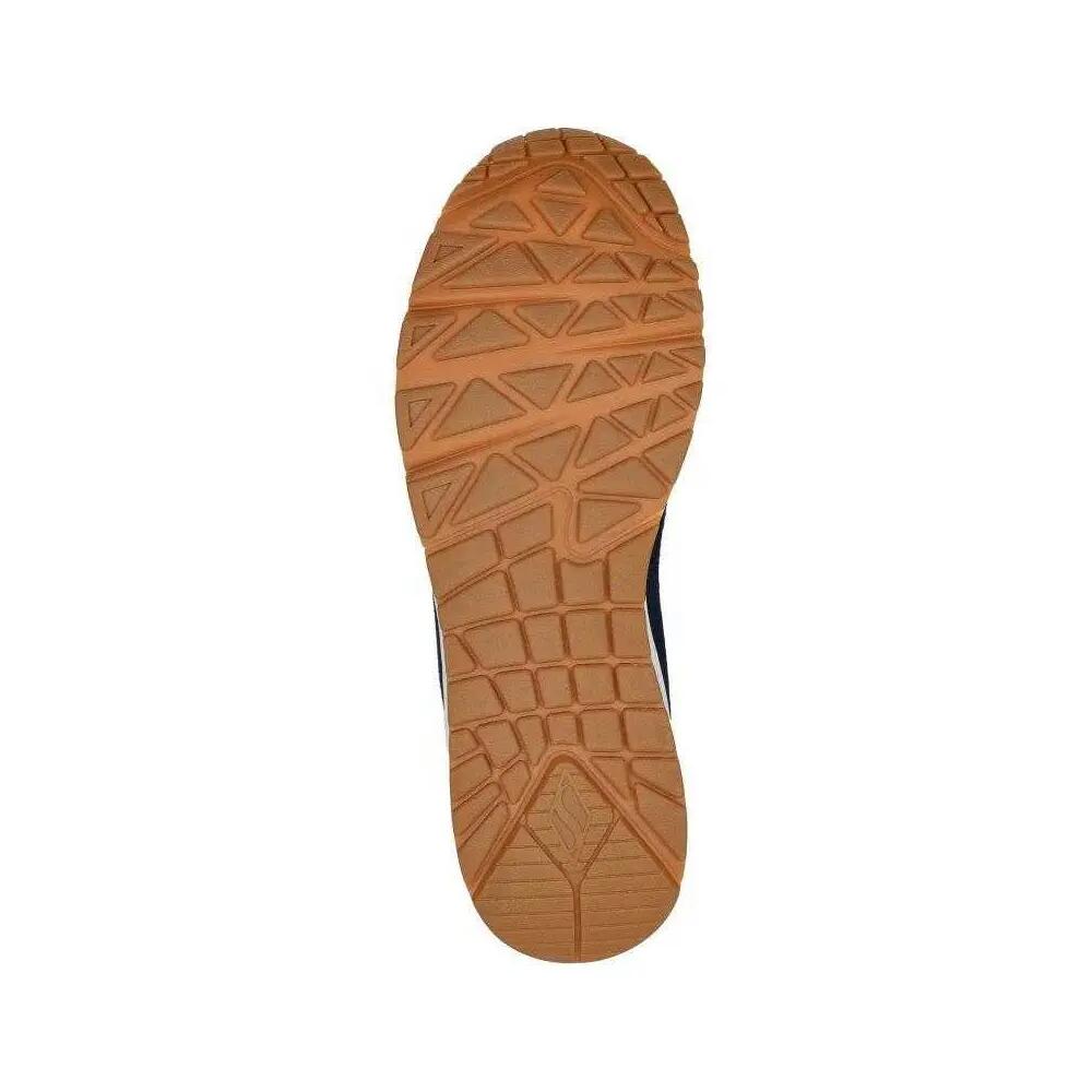 Calçado de couro Uno Stacre para homem (Azul Marinho) 6/7