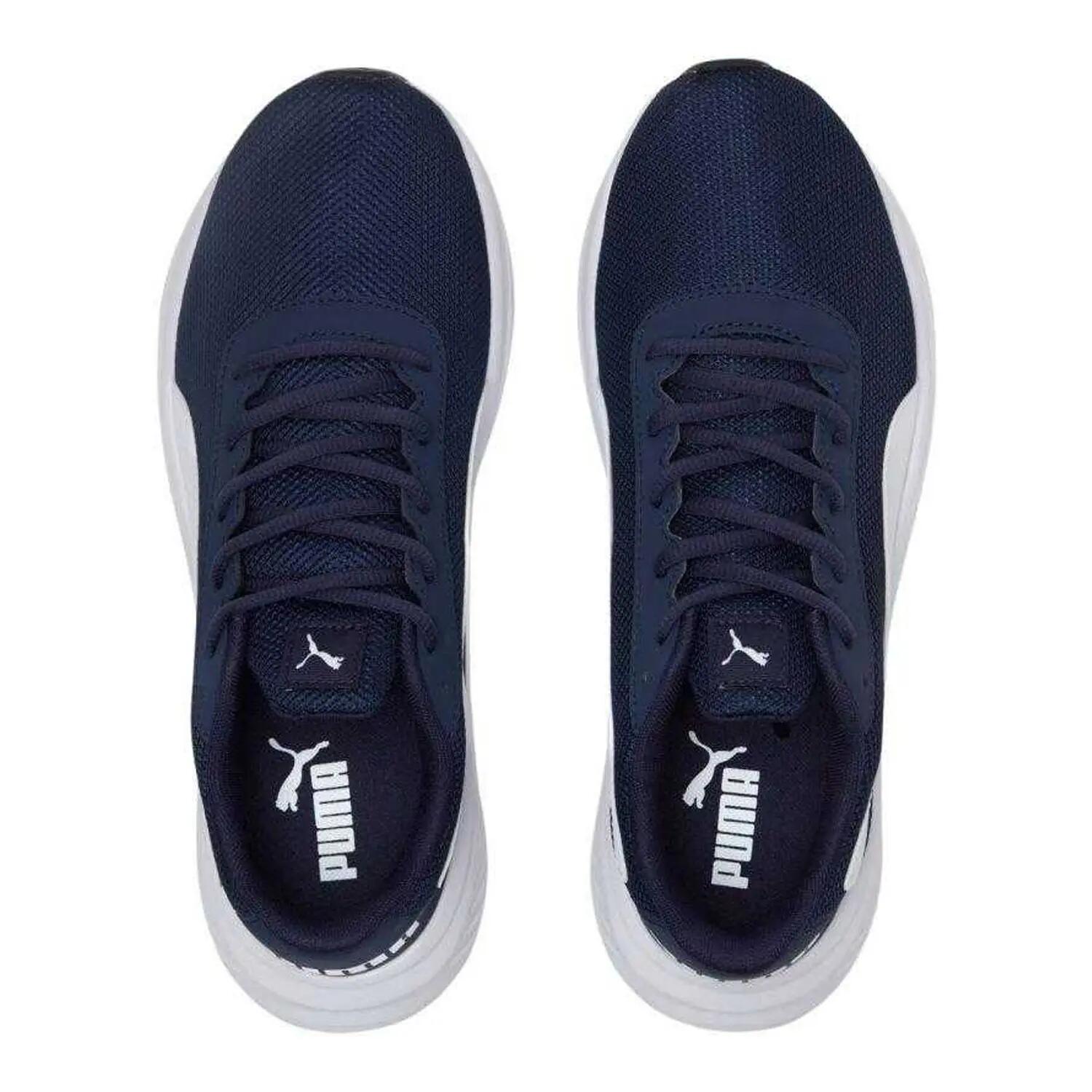 Heren Night Runner V2 Trainers (Wit/Zwaar Blauw) 6/7