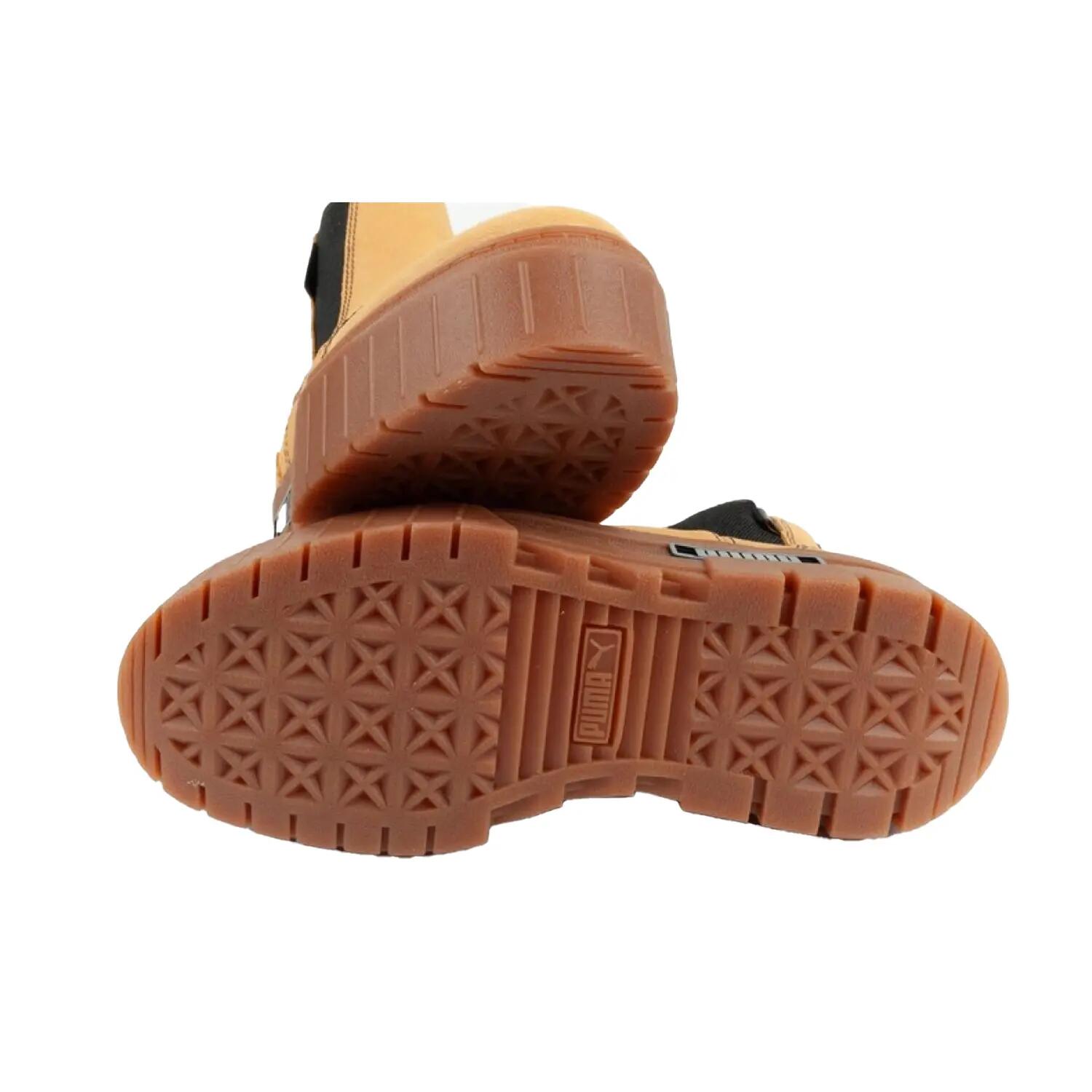 Stiefeletten "Mayze", Wildleder Damen Braun/Schwarz 6/7