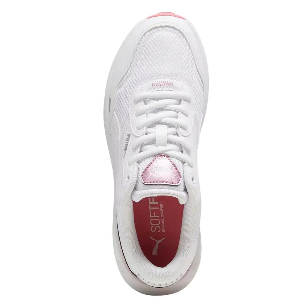 Mulher/Senhoras Runtamed GirlPower Platform Trainers (Branco) 6/7