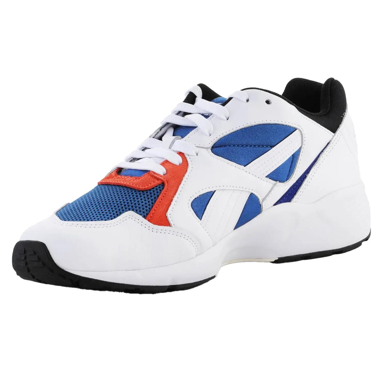 Scarpe Sportive Pelle Uomo Puma Prevail Bianco Rosso Blu 7/7