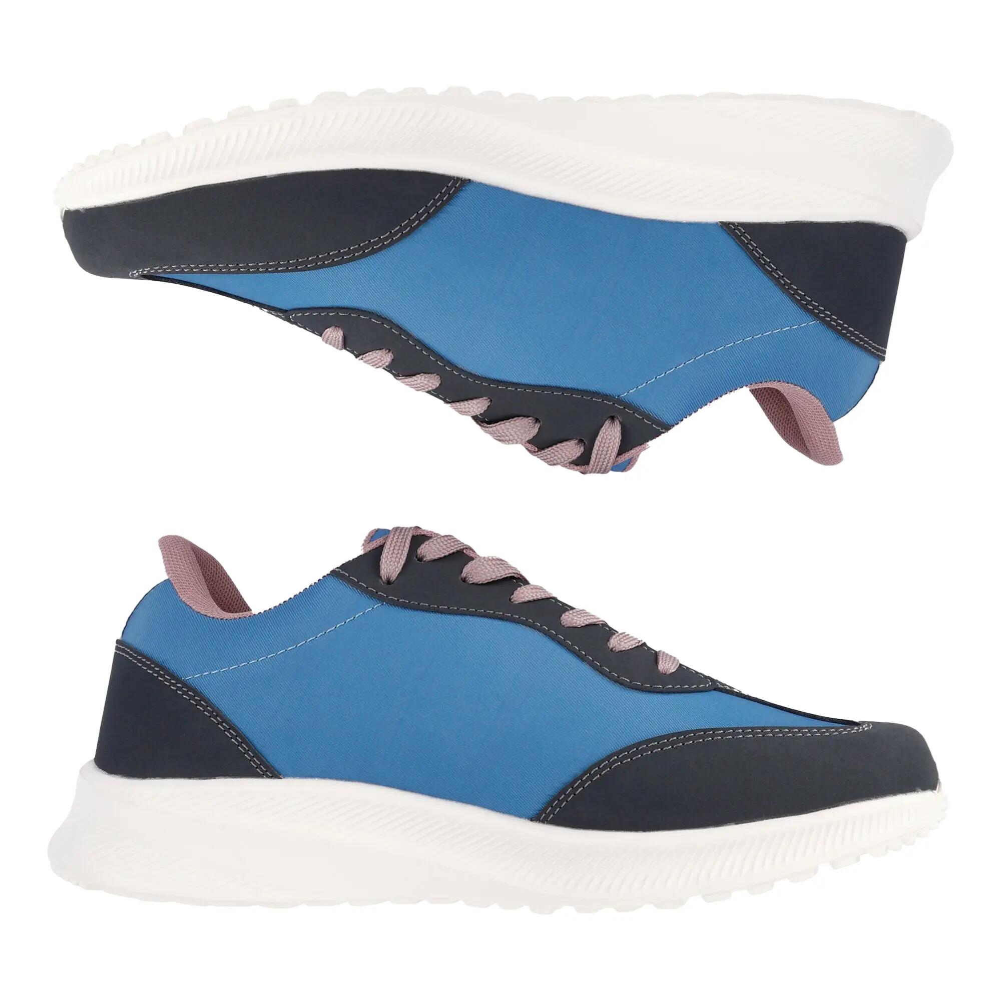 Womens/Ladies Marine Retro Trainers (Coronet Blue/Toadstool) 7/7
