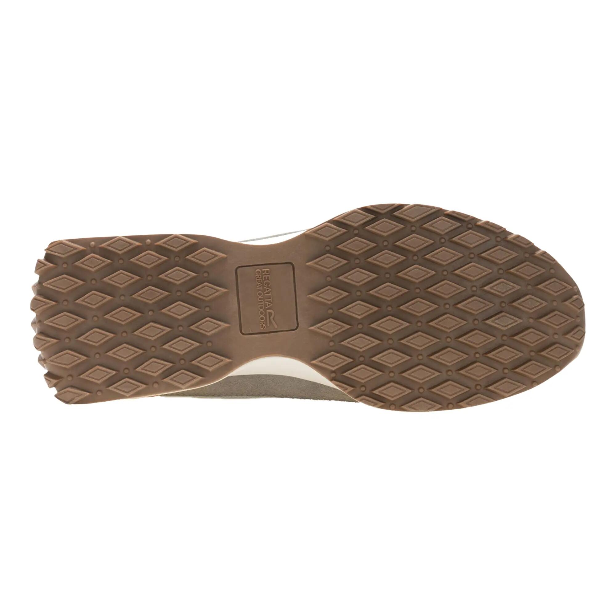 Heren Marine Heritage II Suede Trainers (Grijs/Denim) 7/7