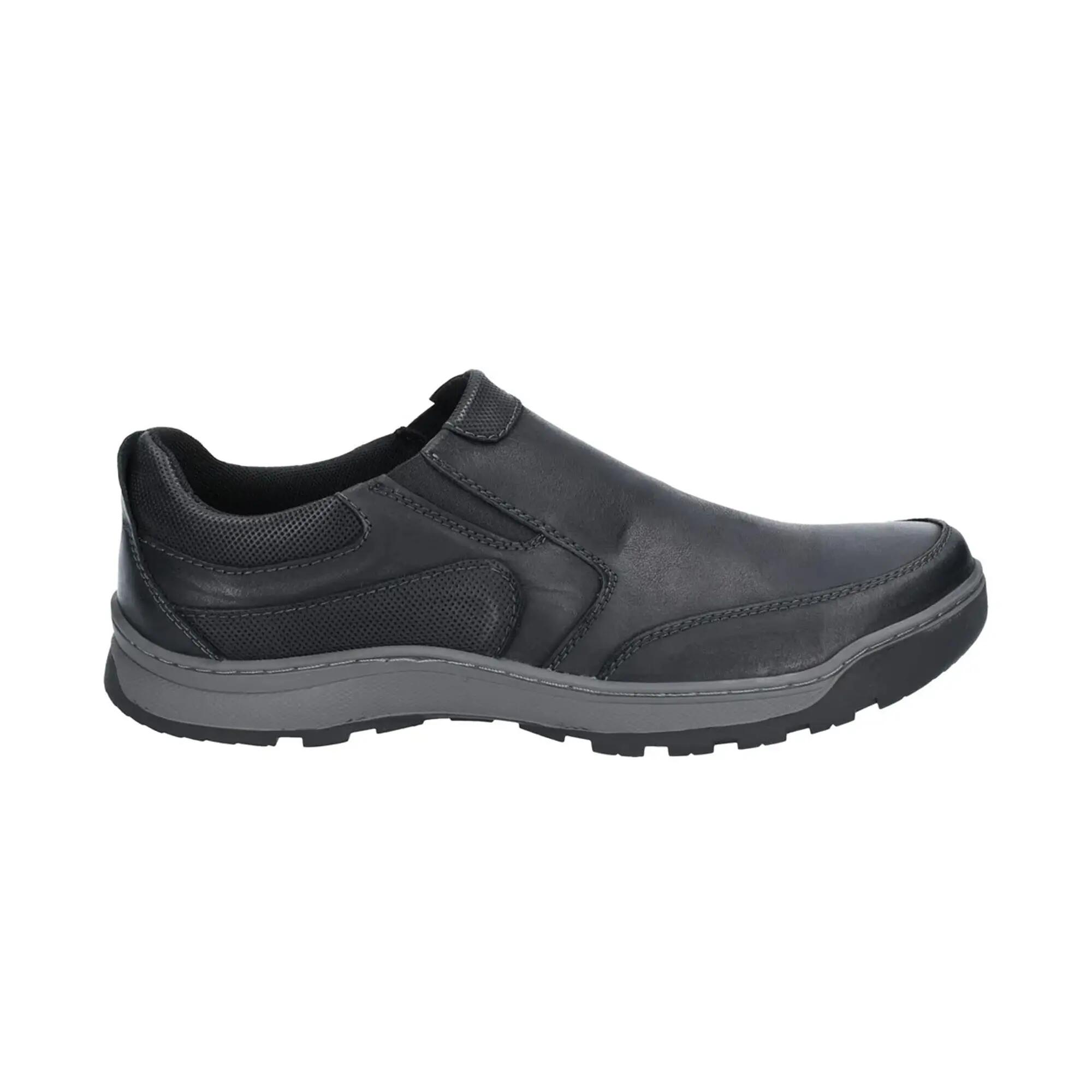 Freizeitschuhe "Jasper", Leder Herren Schwarz 3/4