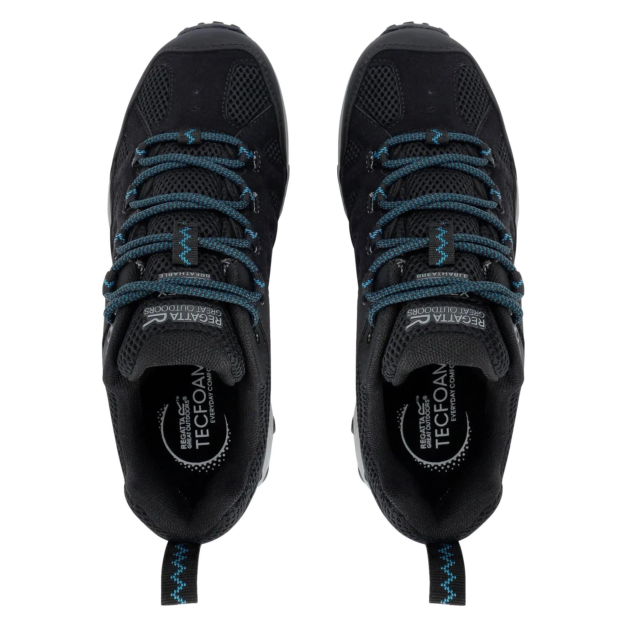 Calçado de caminhada Edgepoint IV Low para senhora/senhora (Preto/azul 6/7