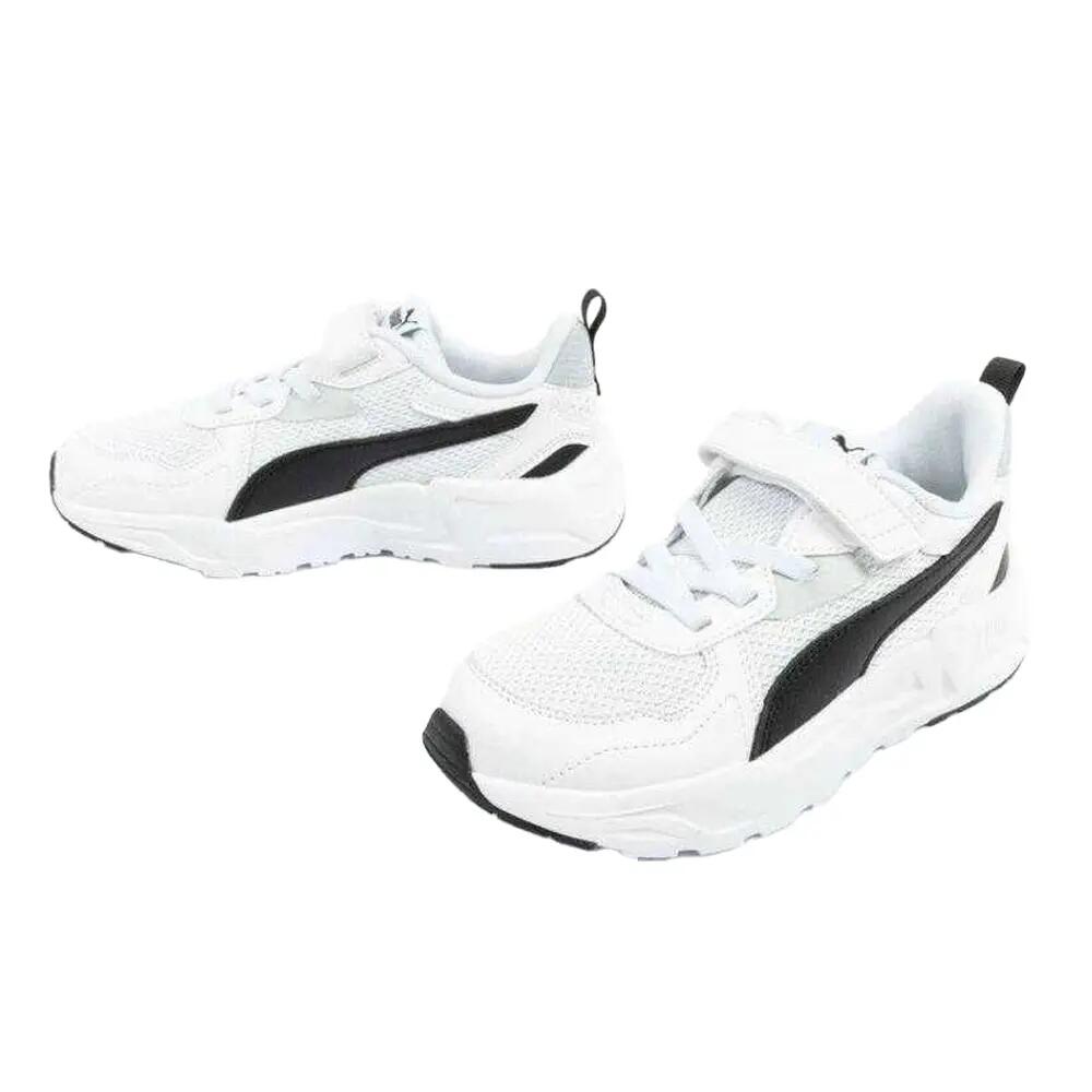 Baskets Style Logo TRINITY Enfant (Blanc) 6/10