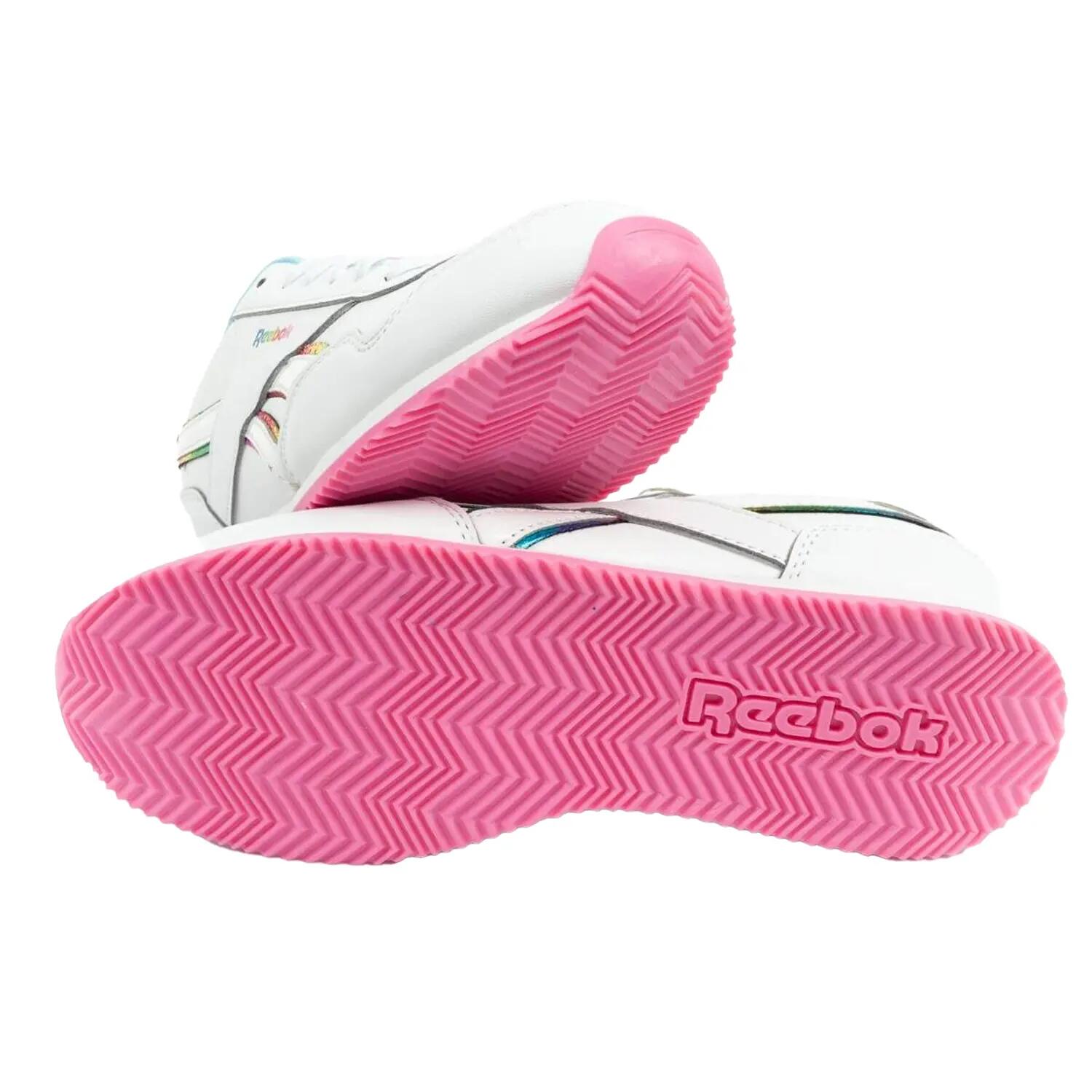 Scarpe Sportive Pelle Ecologica Bambini Reebok Royal Bianco 5/6