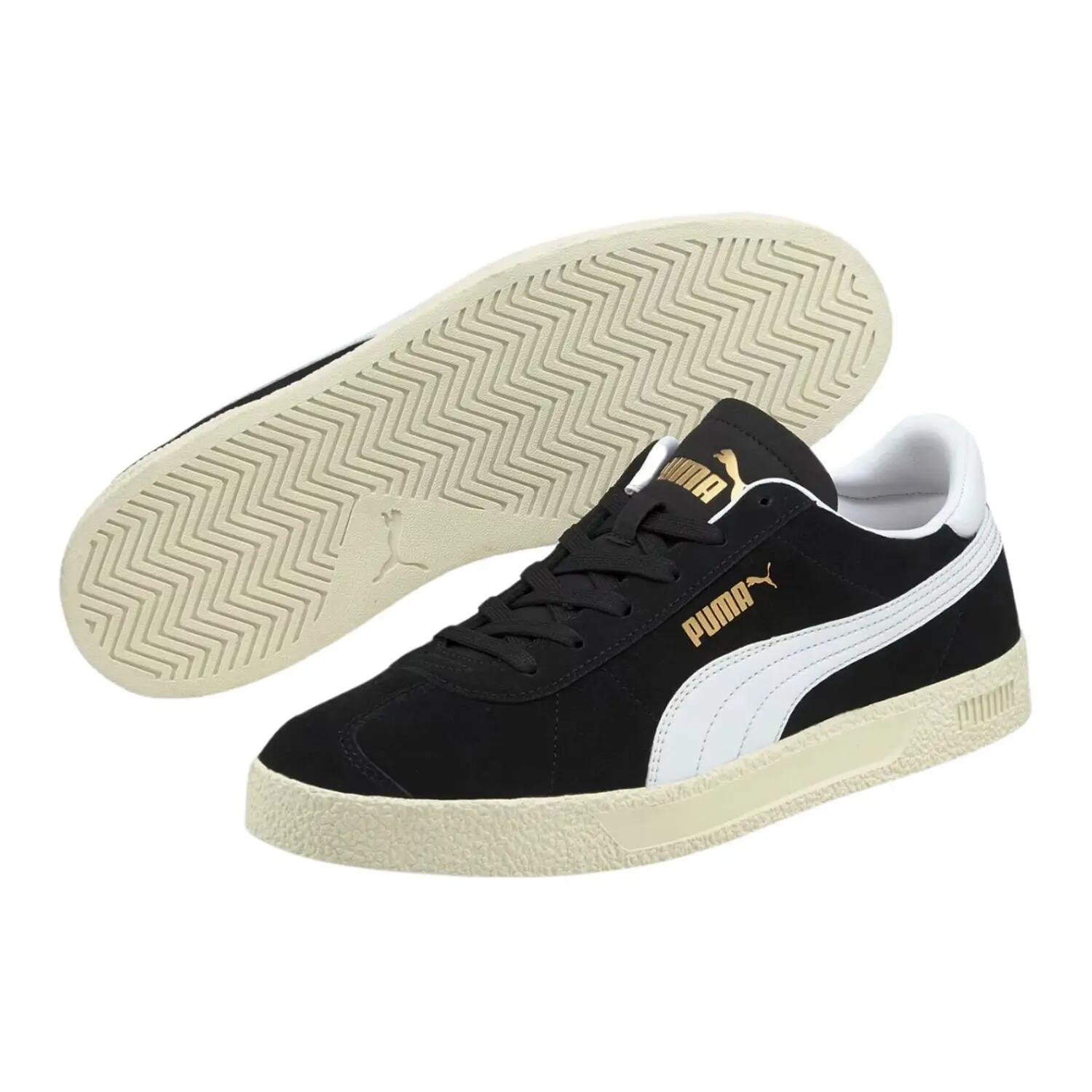 Zapatillas Deportivas de Ante Club para Hombre Blanco, Negro 6/6