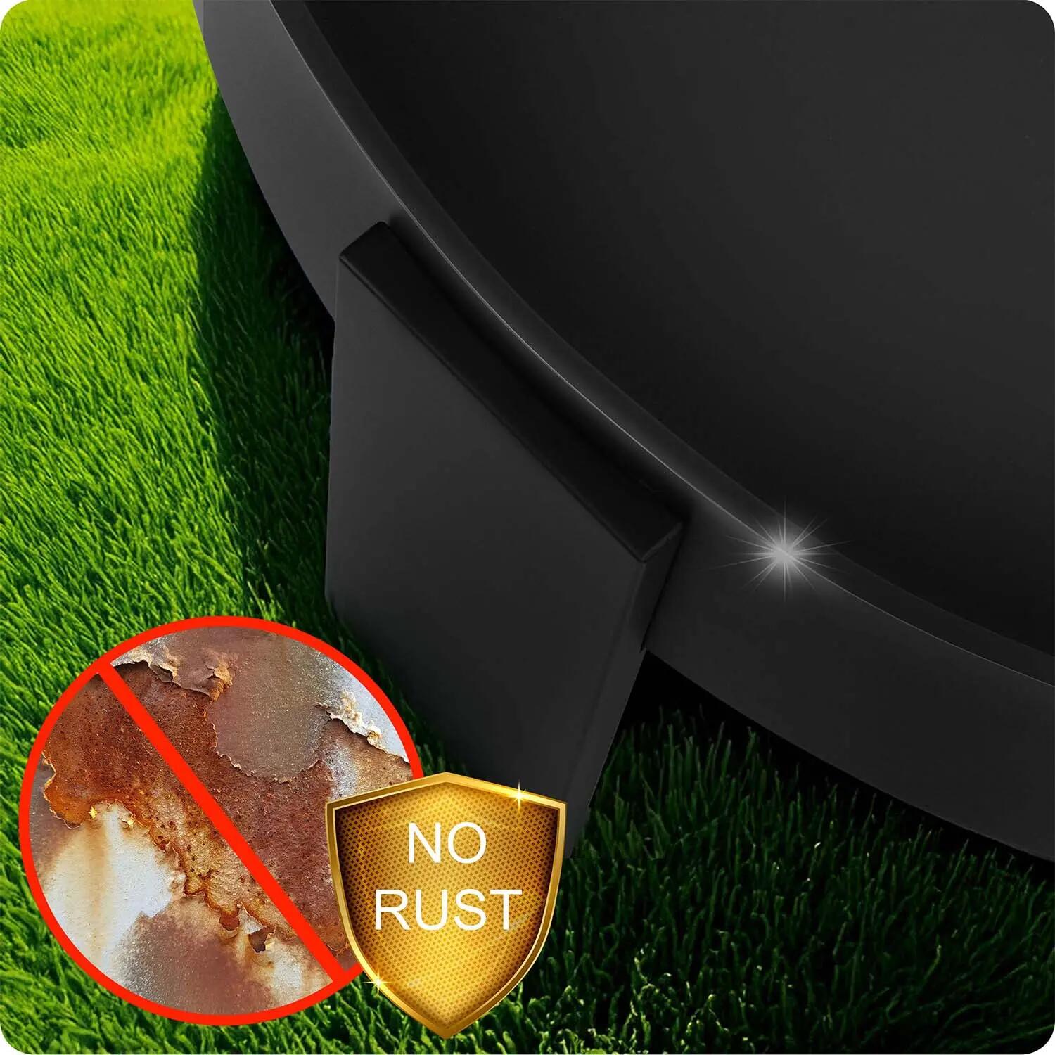 Palenisko z uchwytami ognisko grill 80 cm Berdsen BD-883 5/6
