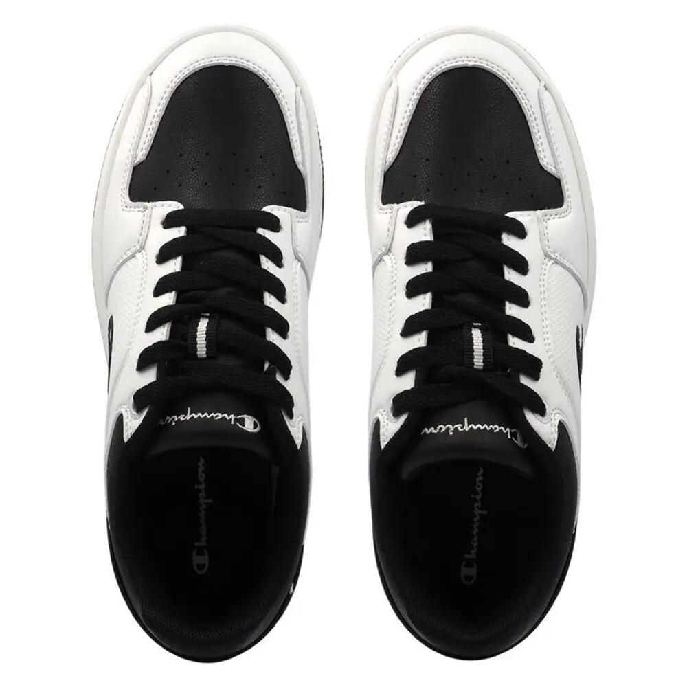 Scarpe Sportive Pelle BassoDonna Champion Bianco Nero 5/5