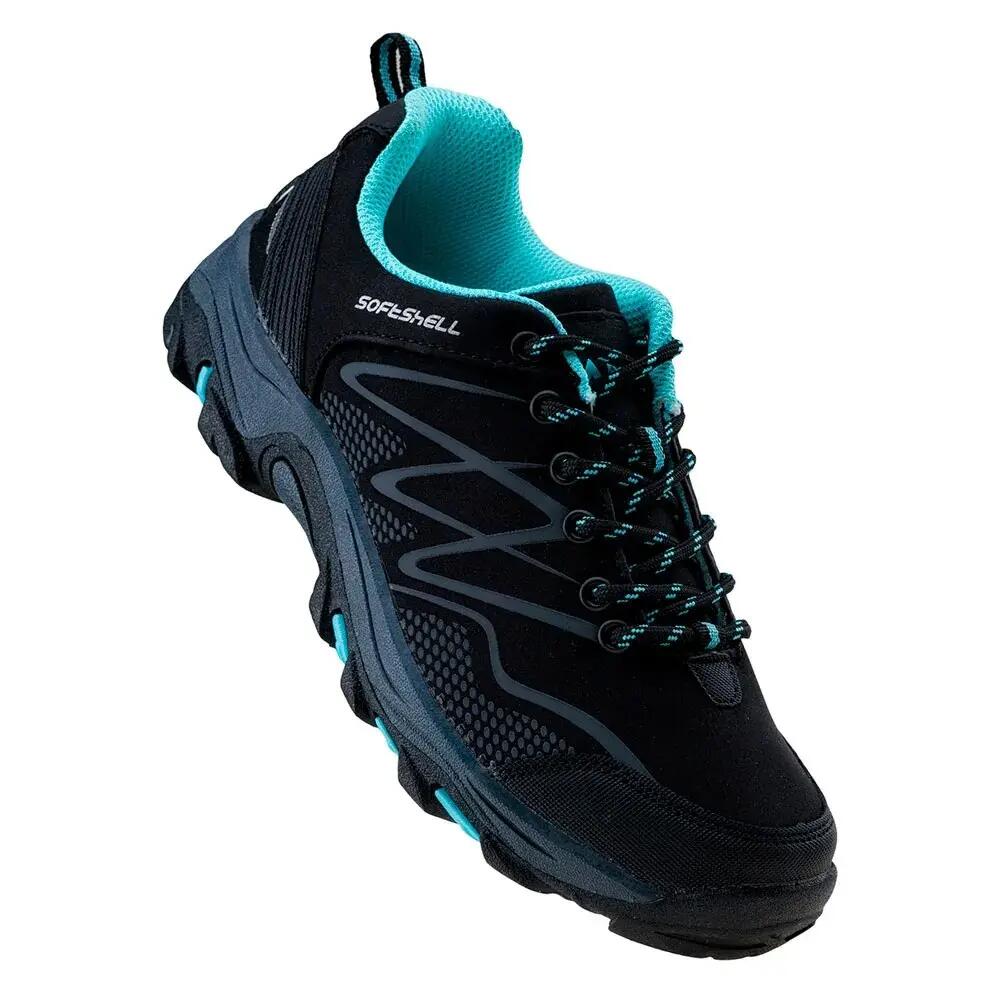 Dames Ronn Laaggesneden Trainers (Zwart) 6/6