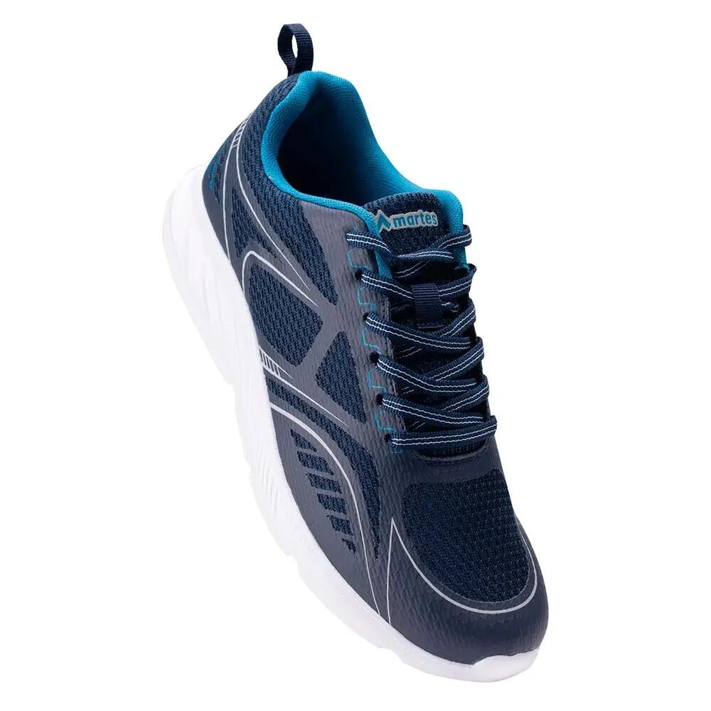 Heren Runie Laag Sportschoenen (Zwart, Marine) 6/6