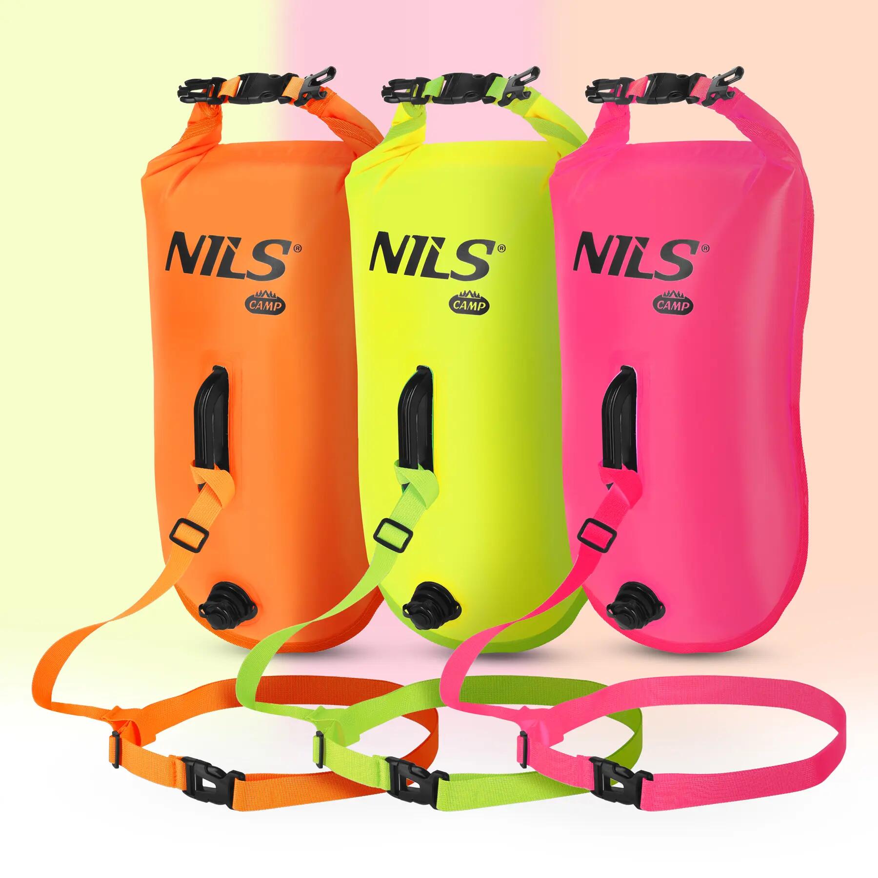 Opblaasbare reddingsboei voor zwemmen 3-in-1 28 l  NILS CAMP NC1772 13/13