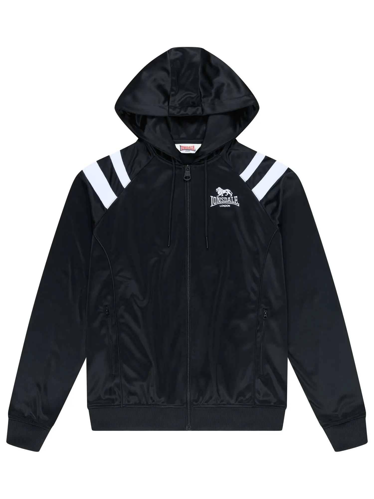 LONSDALE Herren Trainingsjacke mit Kapuze normale Passform GOLDERS 2/6
