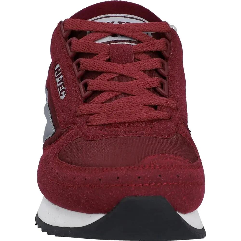 Scarpe Sportive Pelle ScamosciataUomo Hi-Tec Silver Shadow Ciliegia 5/5