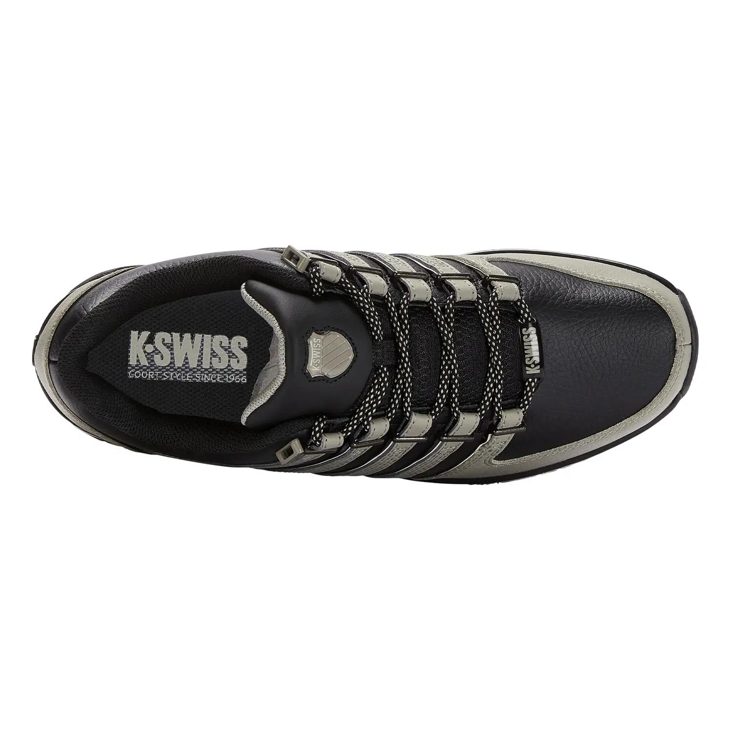 Scarpe Sportive Pelle Casual PiattaUomo K-Swiss Rinzler Beige Crema 4/7