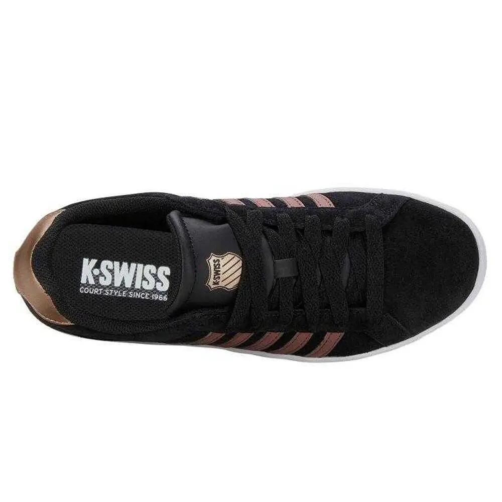 Zapatillas Deportivas de Cuero Court Tiebreak para Mujer Negro 5/6