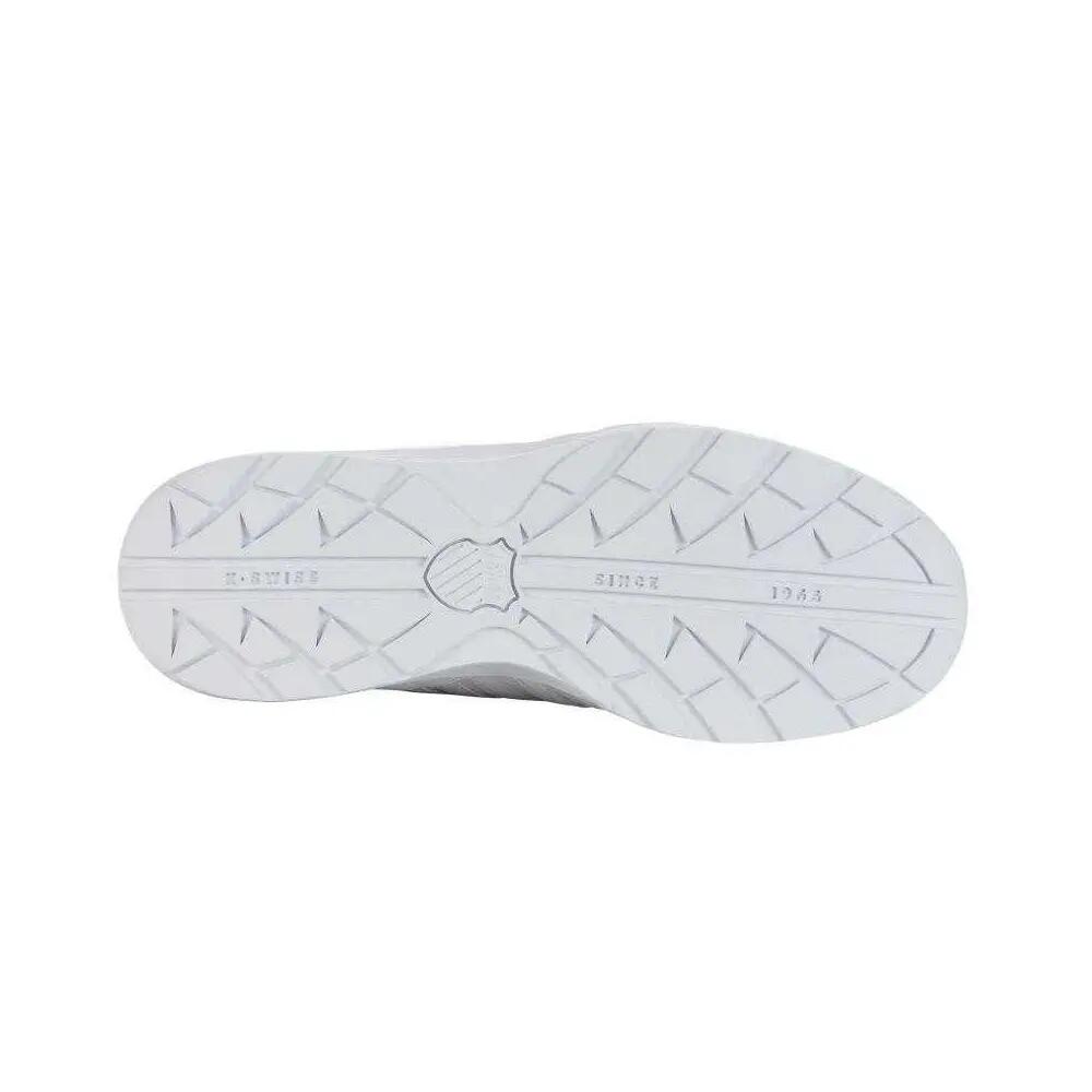 Mens Rival Leather Trainers (White) 7/7