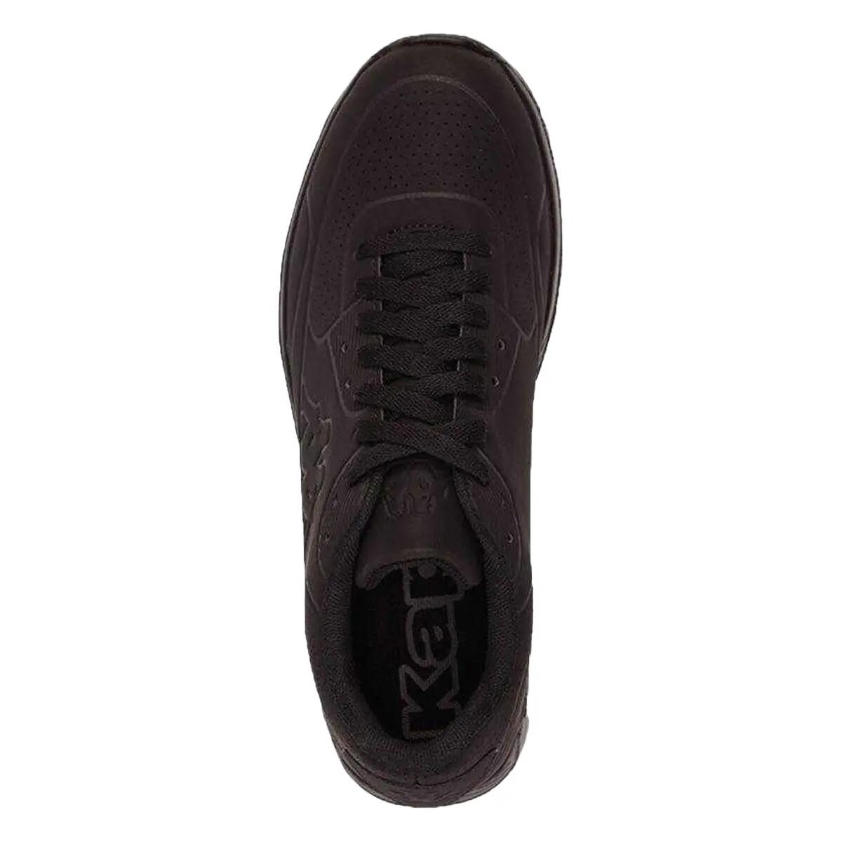 Baskets Motif/style En Relief HARLEM Homme (Noir) 5/6