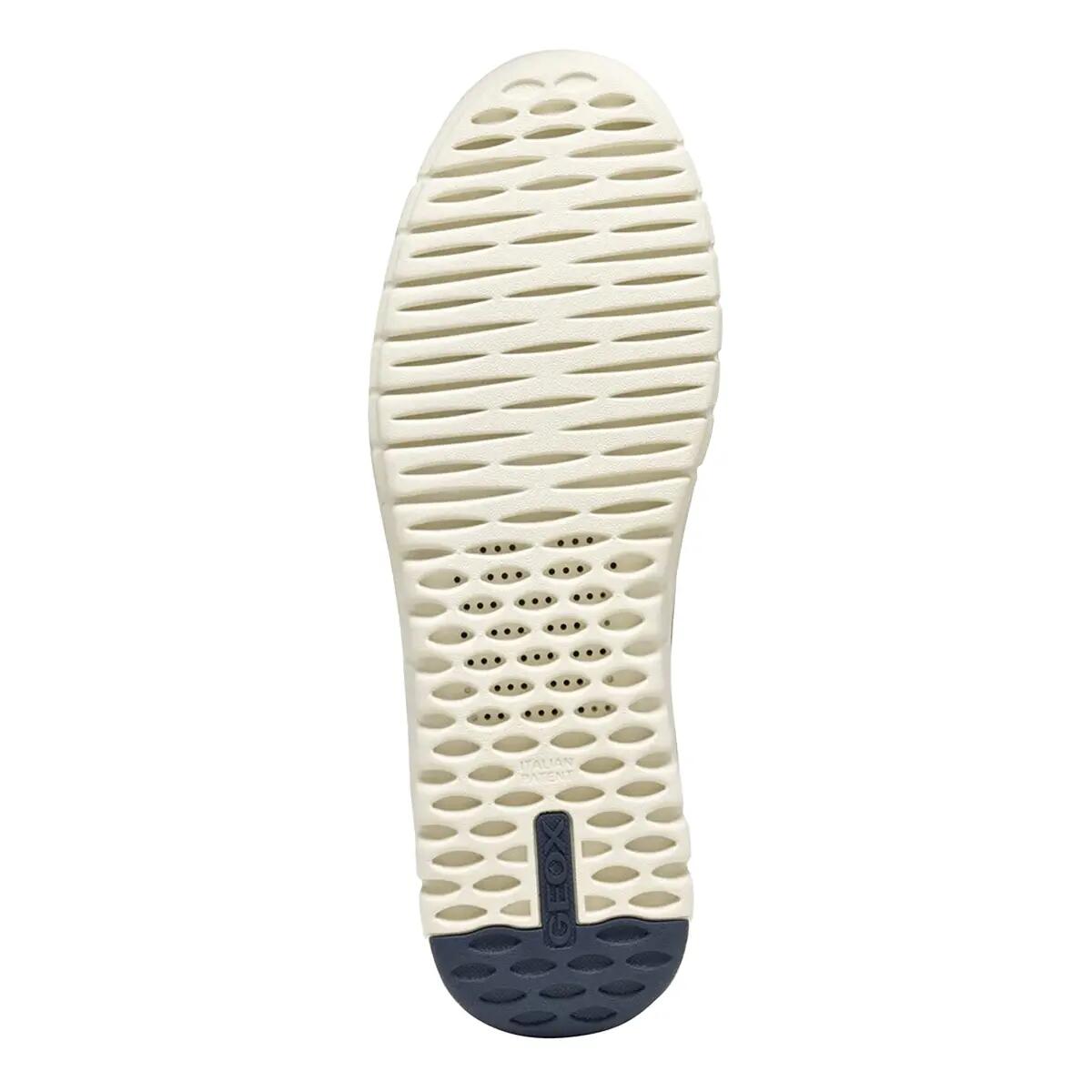 Mens Leather FlexStride Plus Trainers (Navy) 5/5