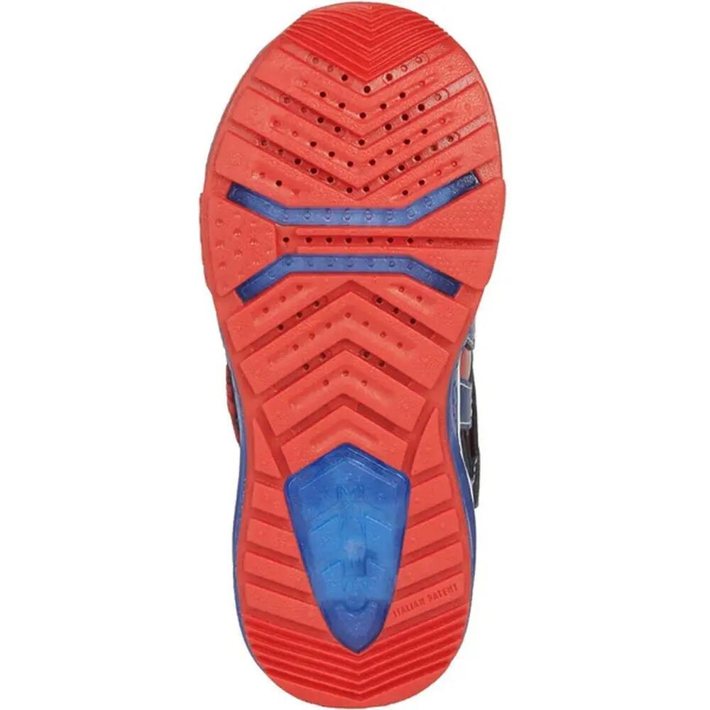 Boys J Bayonyc B SpiderMan Trainers (Navy/Royal Blue/Red) 5/6