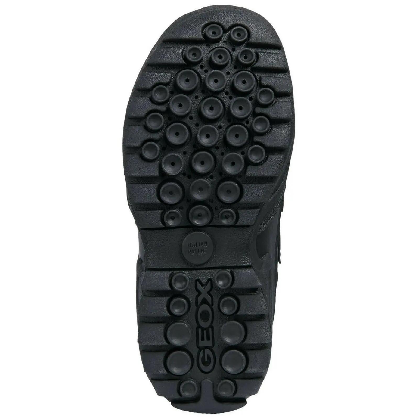 Childrens/Kids Savage Leather Trainers (Black) 6/6