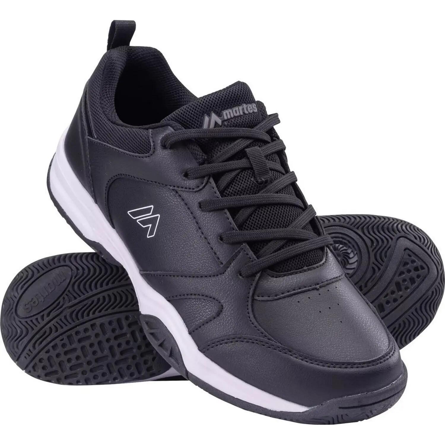 Heren Detis Sportschoenen (Zwart/Zilver) 5/6