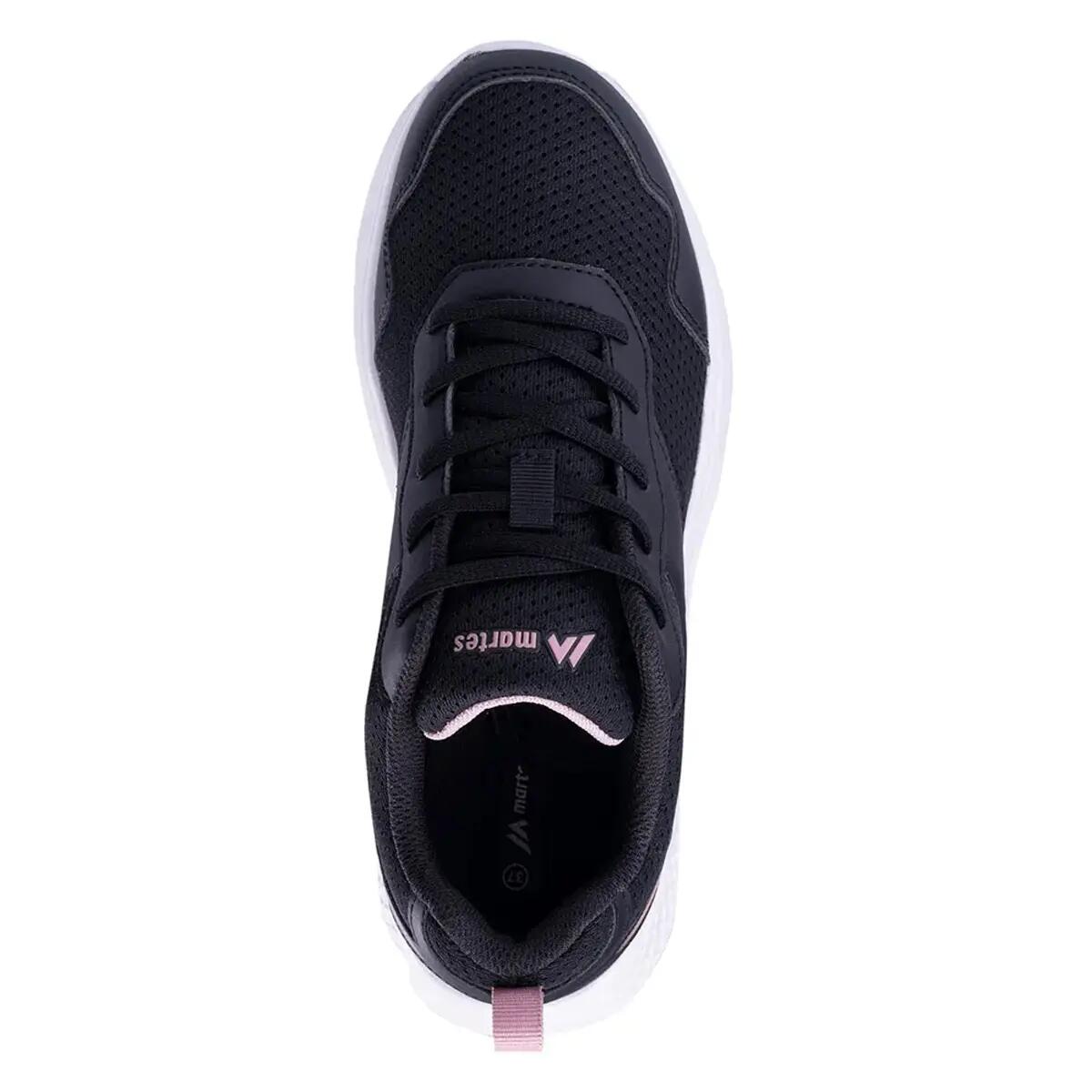 Dames Derun Trainers (Zwart/lichtroze) 5/5