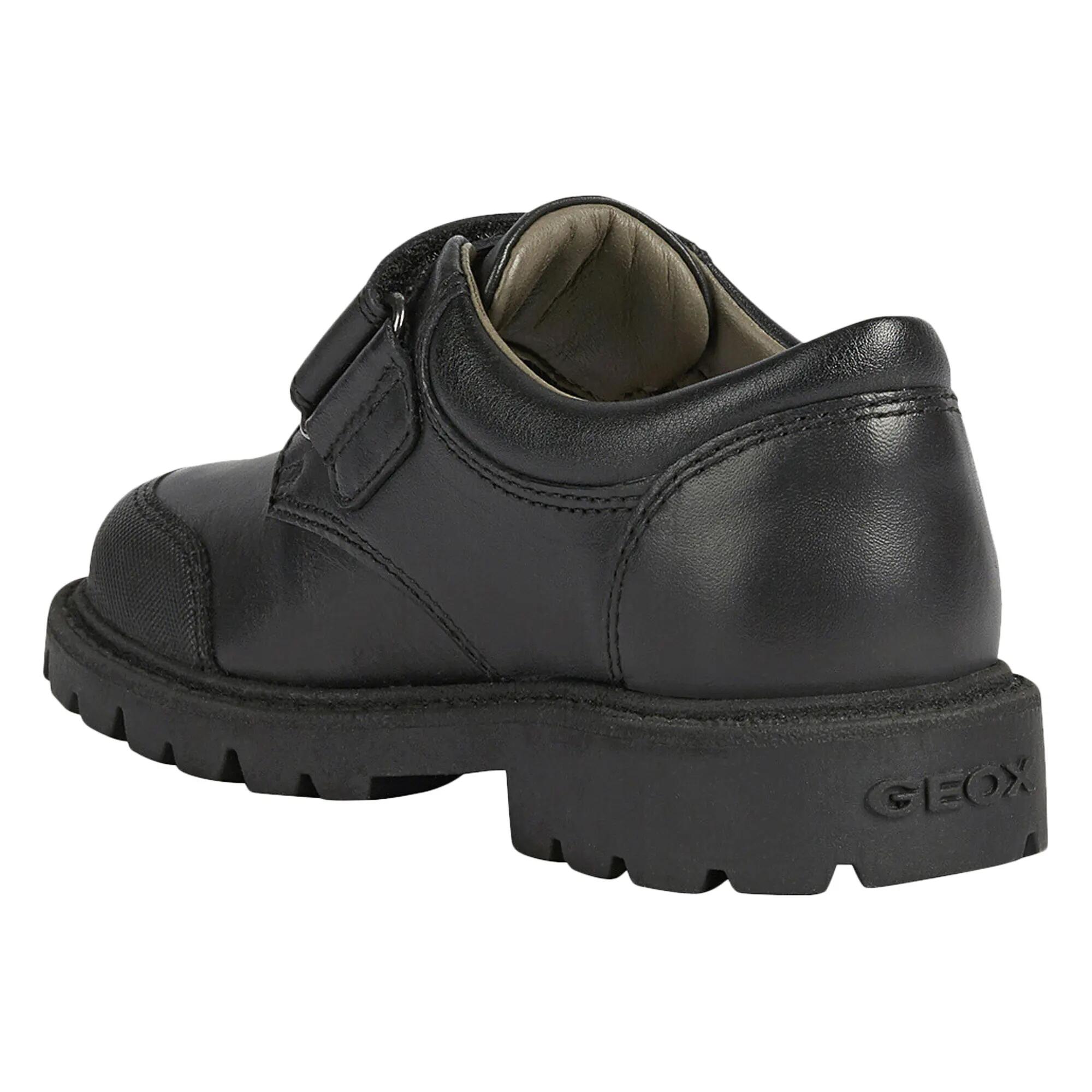 SchulUniformSchuhe "Shaylax", Leder Jungen Schwarz 5/6