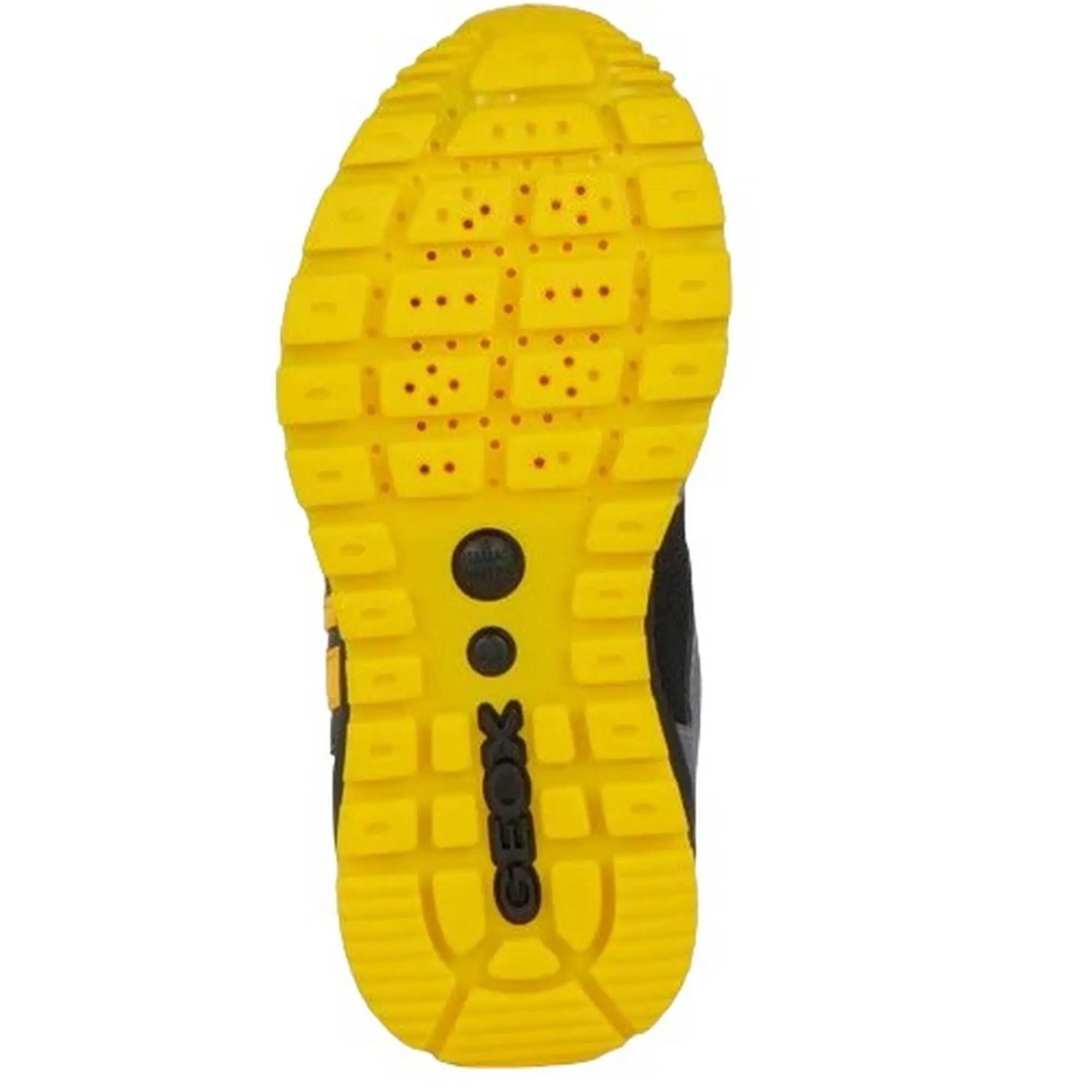 Sneaker "Pavel", Leder Kinder Schwarz/Gelb 5/5