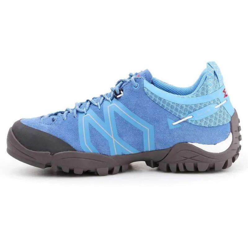 Zapatillas Deportivas de Gamuza de Cuero Sticky Stone para Mujer Azul 5/6