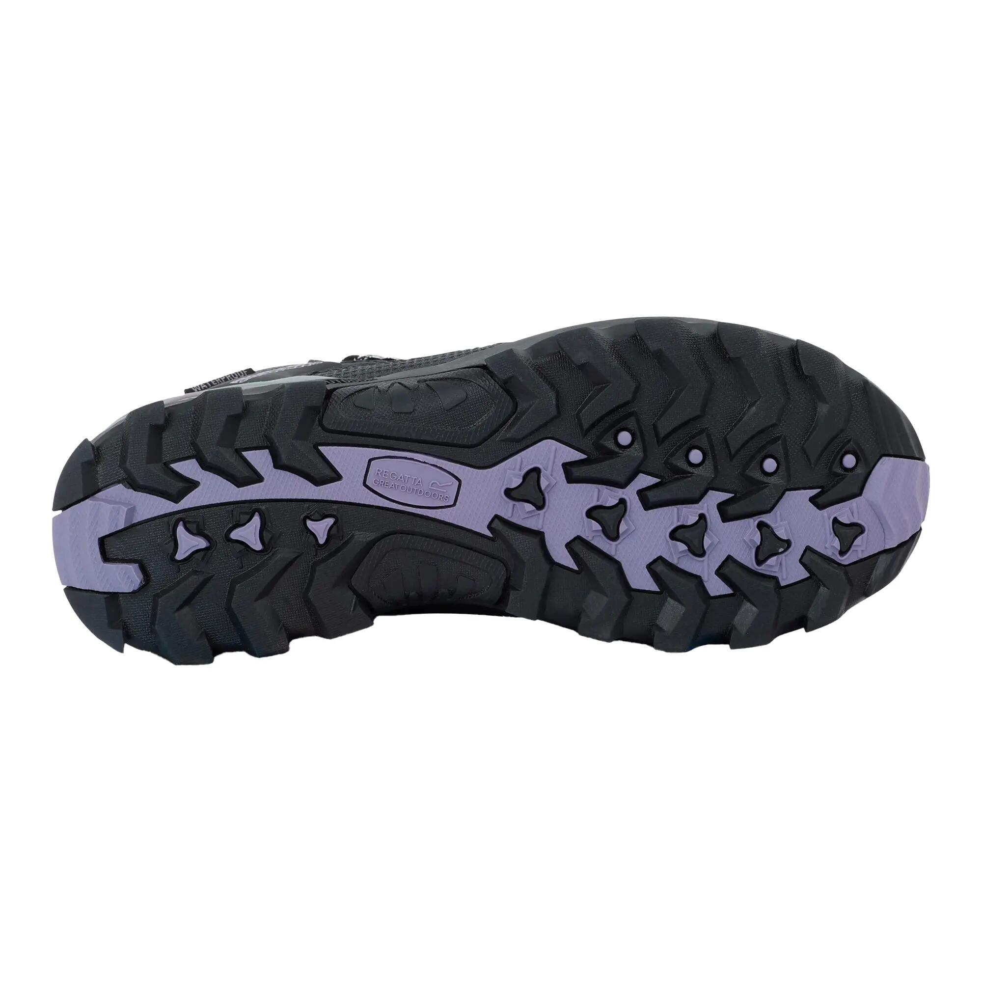 Wanderstiefel "Samaris III" Damen Mittelgrau/Violetter Salbei 7/7