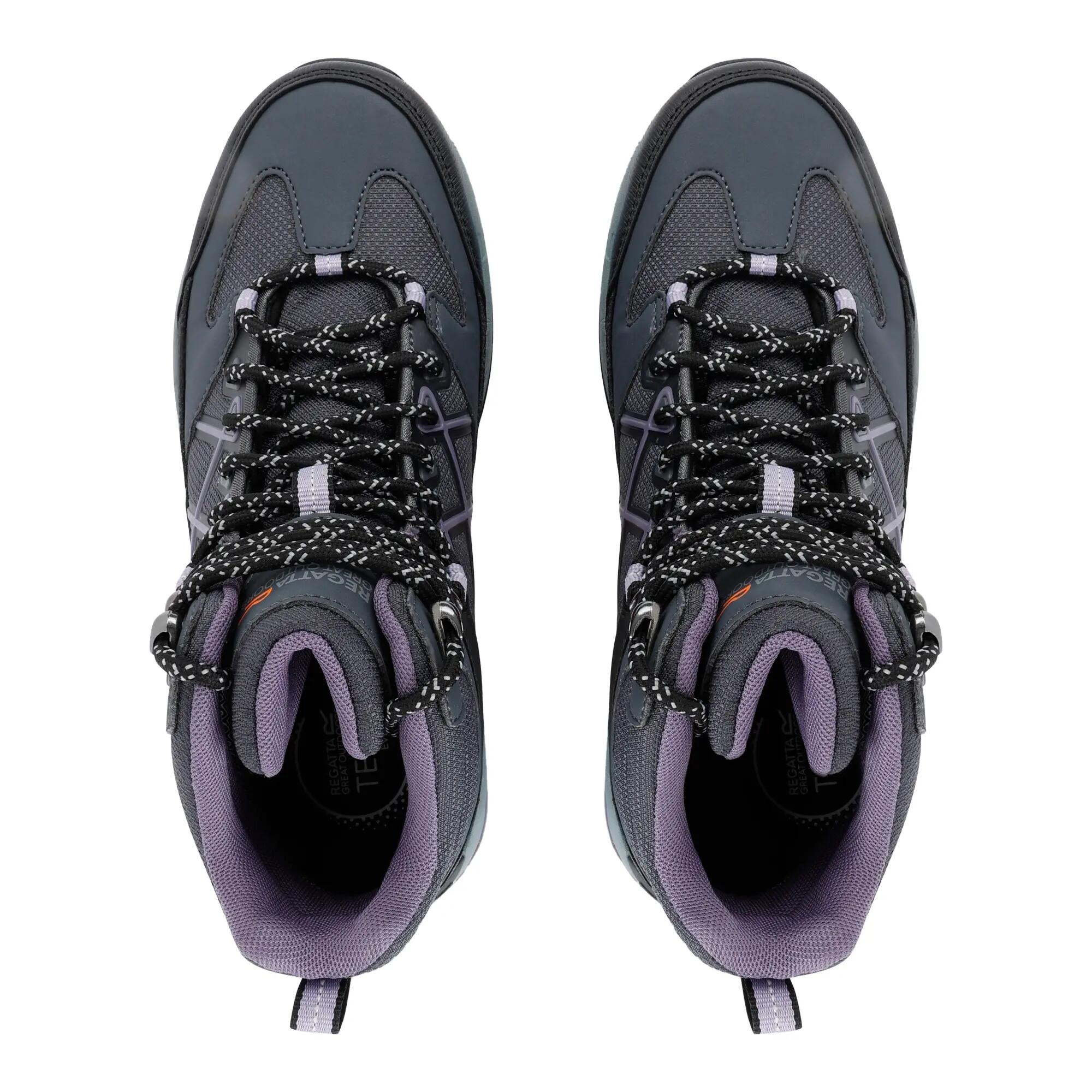 Wanderstiefel "Samaris III" Damen Mittelgrau/Violetter Salbei 6/7