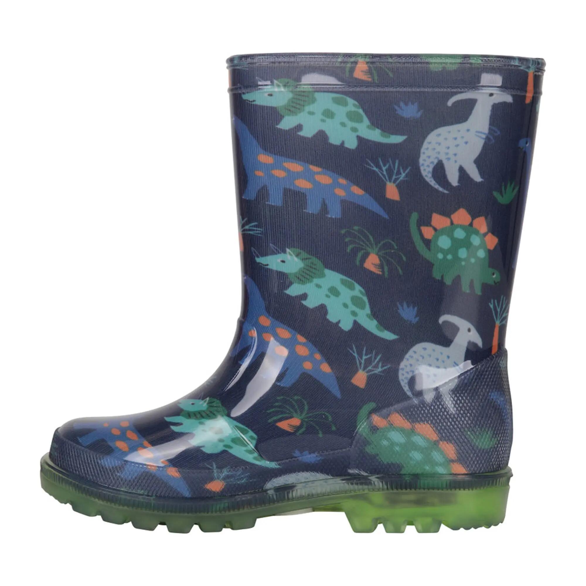 Gummistiefel "Splash", Einhorn und Regenbogen Kinder Marine 3/5
