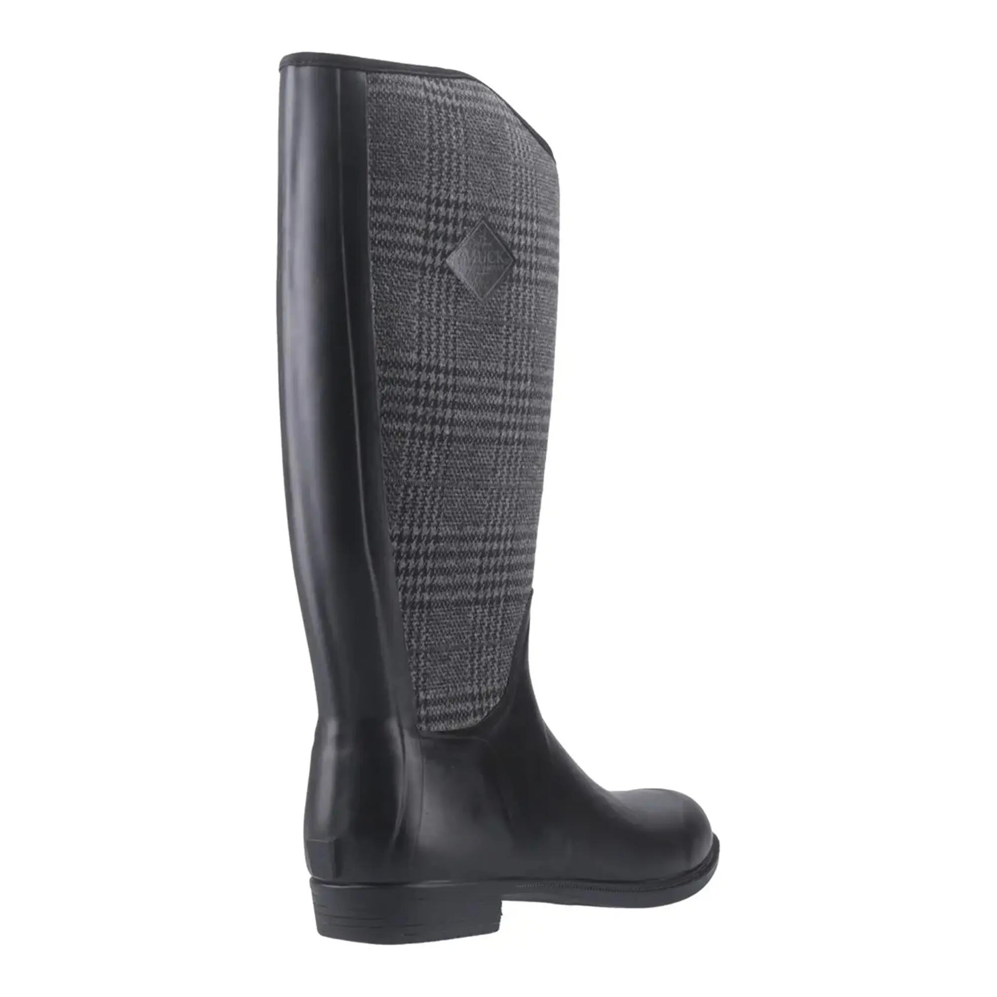 Bottes De Pluie DERBY TALL Femme (Noir) 5/5