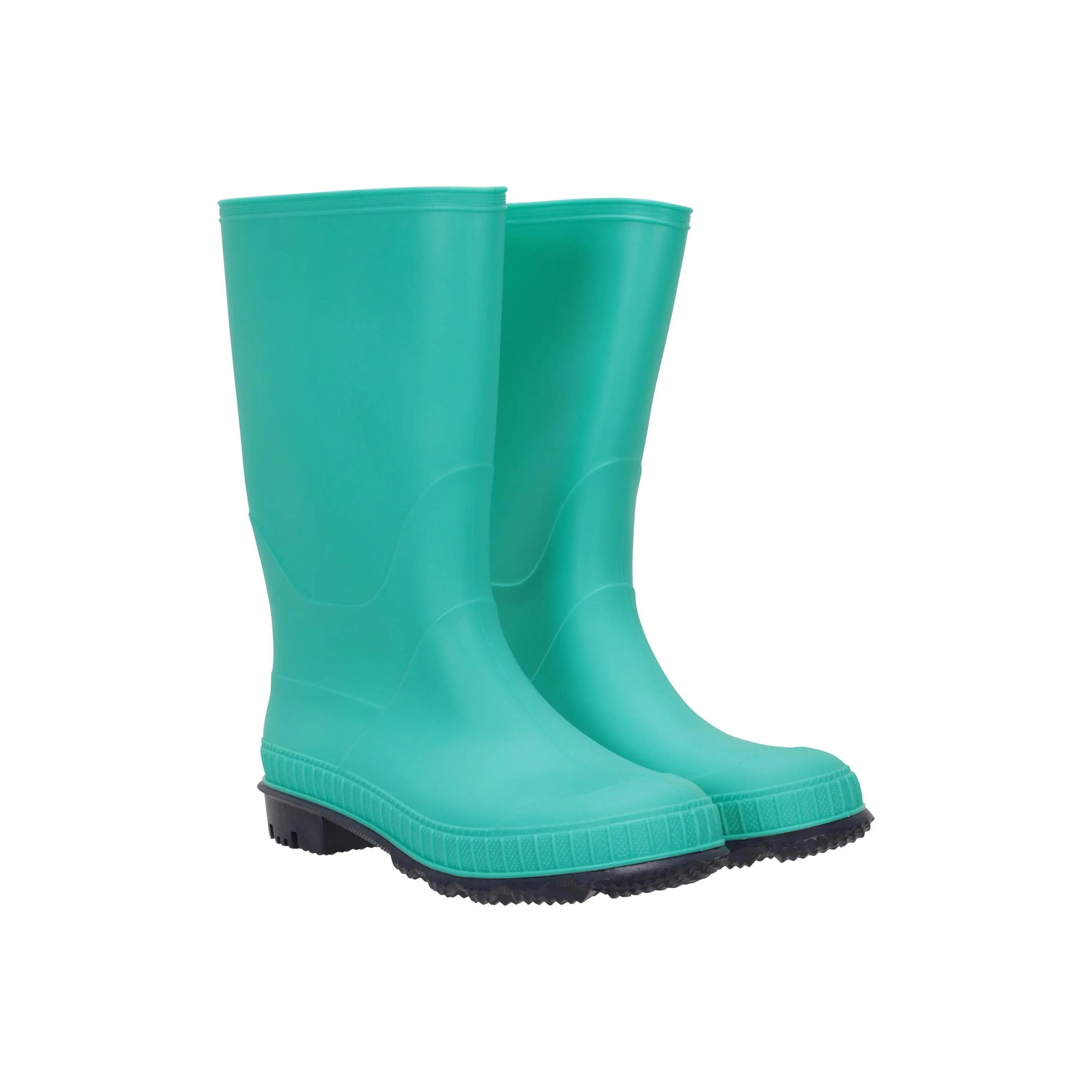Childrens/Kids Plain Wellington Boots (Dark Teal) 5/6
