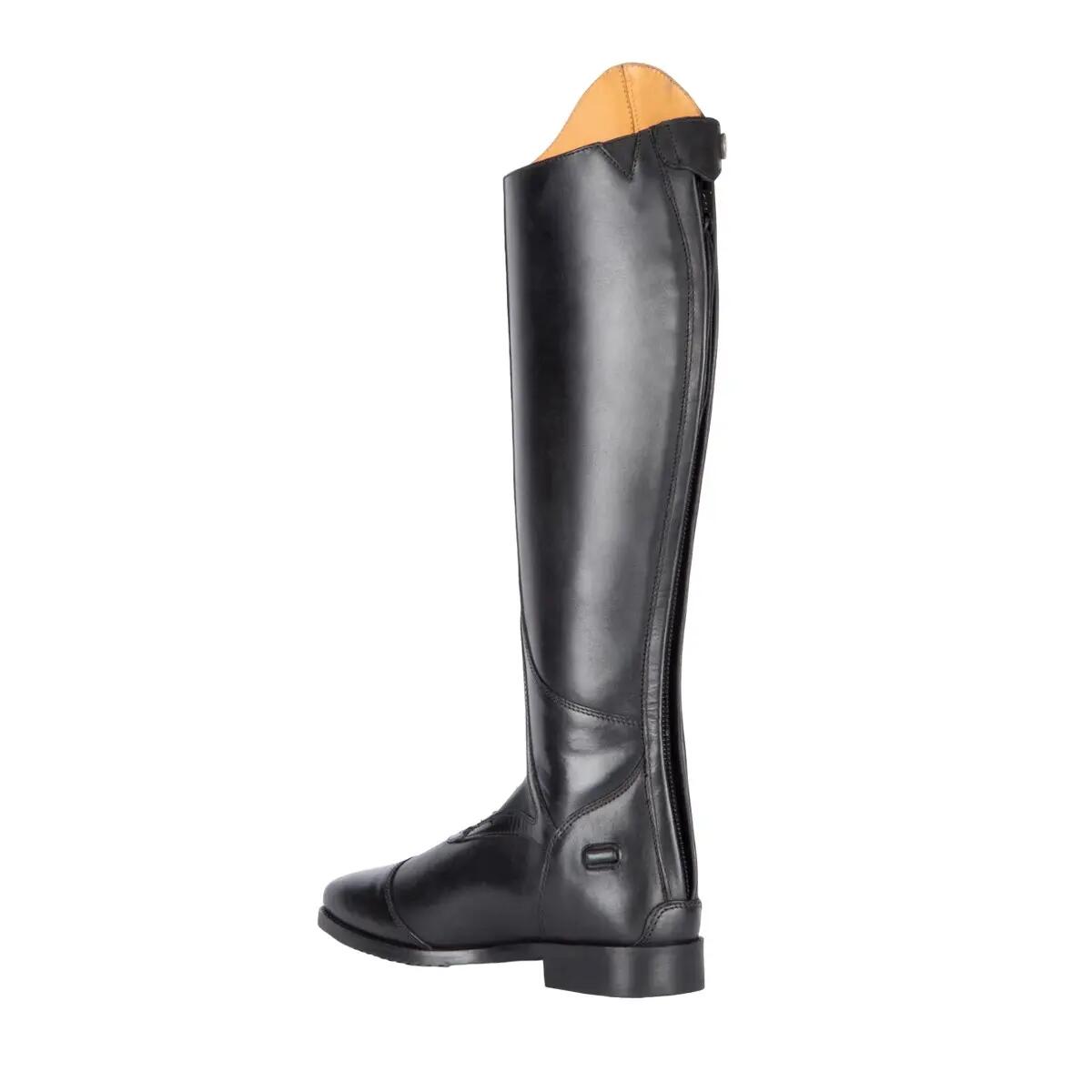 Mens Tivoli Leather Field Boots (Black) 5/5