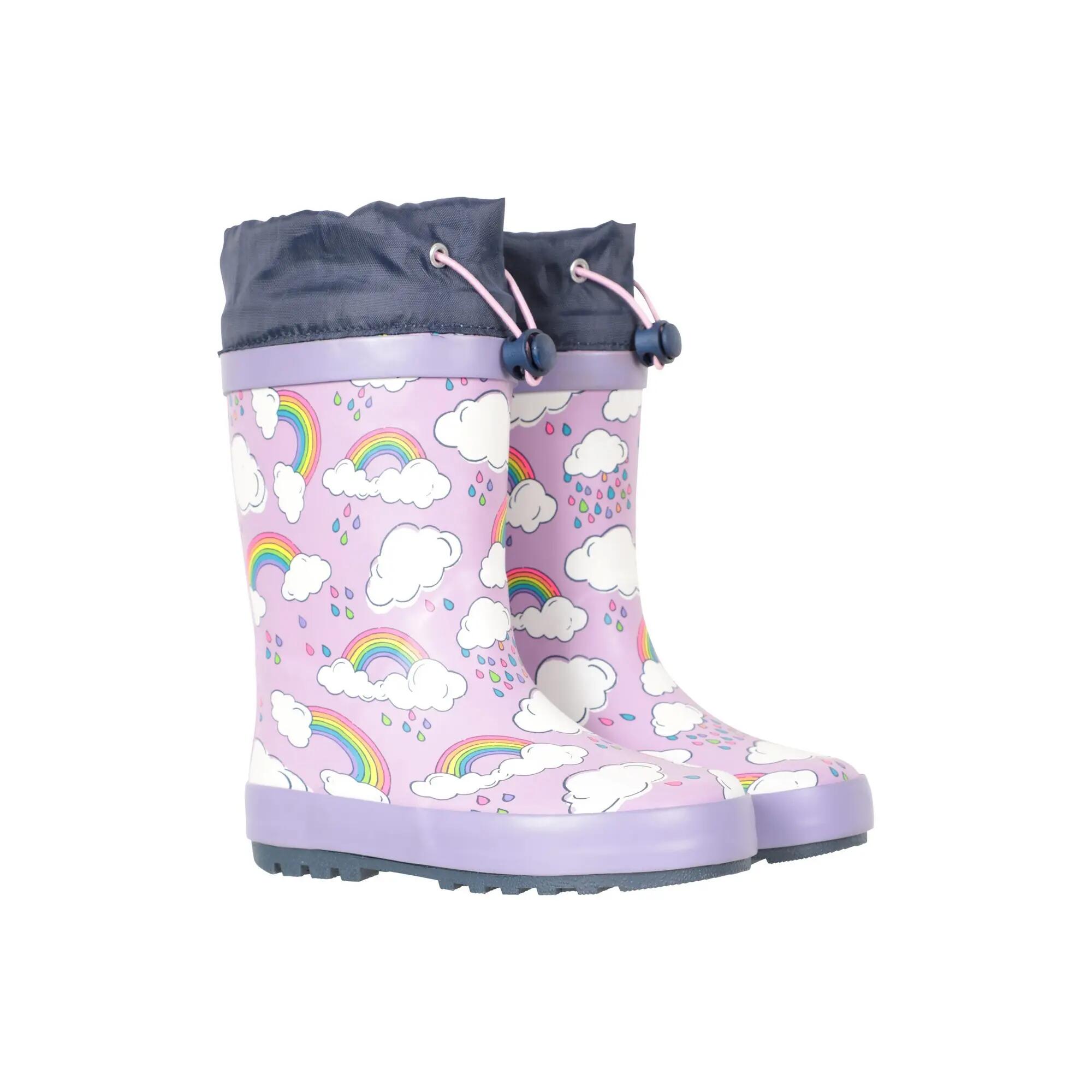 Bottes De Pluie Enfant (Lilas) 6/6