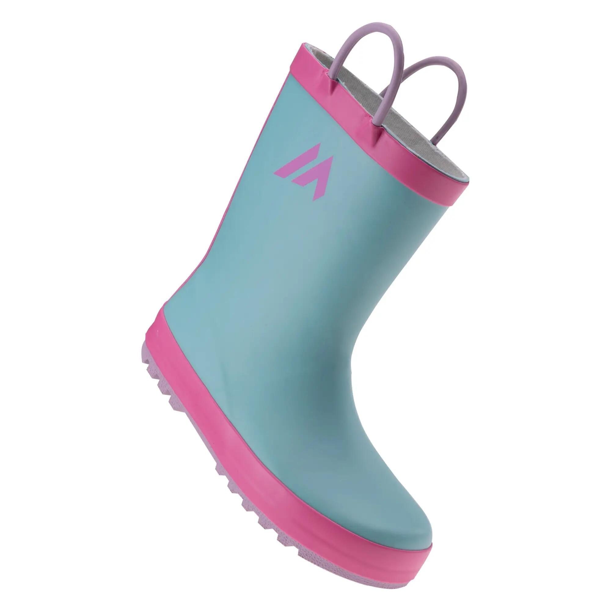 Kinder/Kinder Ninbo Wellington Laarzen (Blauw/roze) 5/6