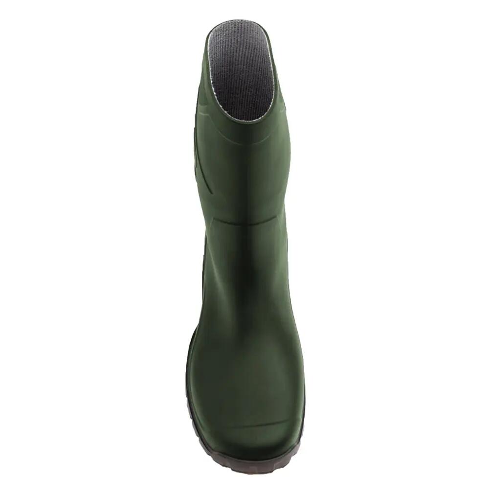 Stivali Di Gomma Adulto Unisex Dunlop Dee Verde Nero 3/6